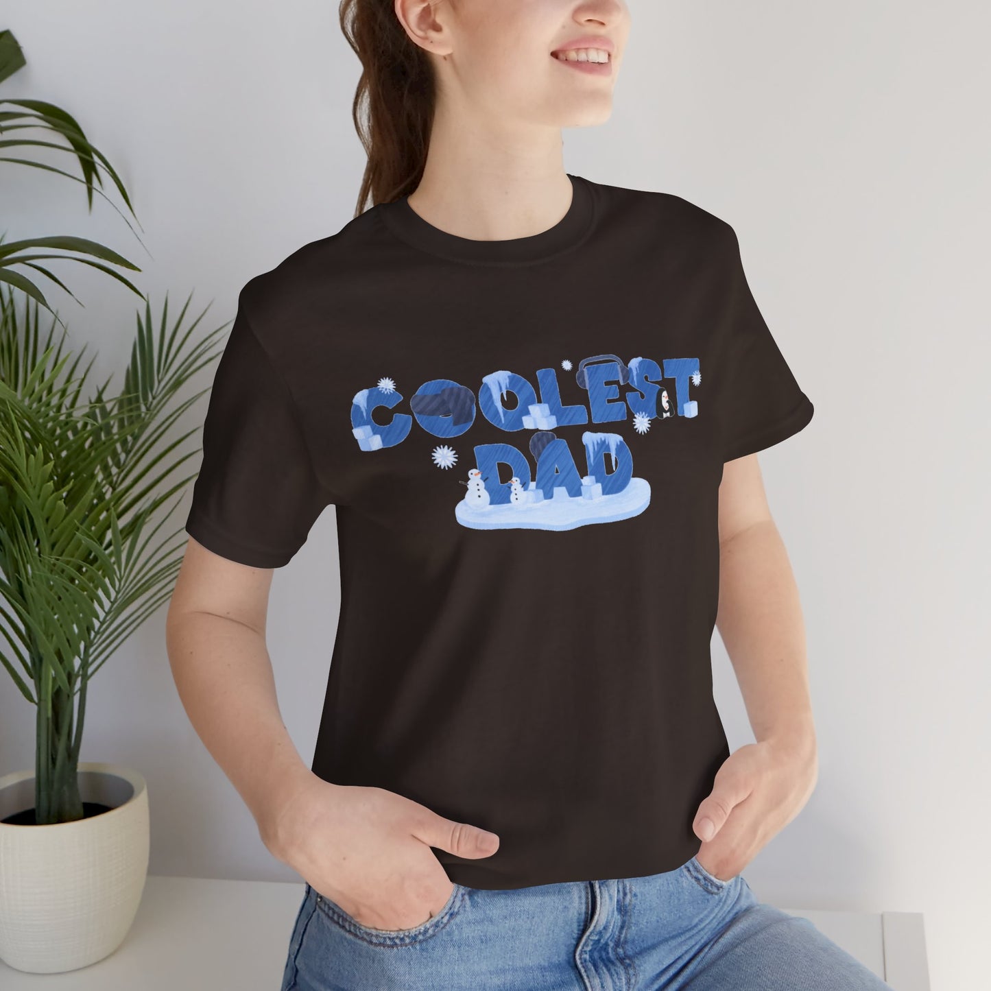 Dad/ Coolest Dad Unisex Jersey Short Sleeve Tee