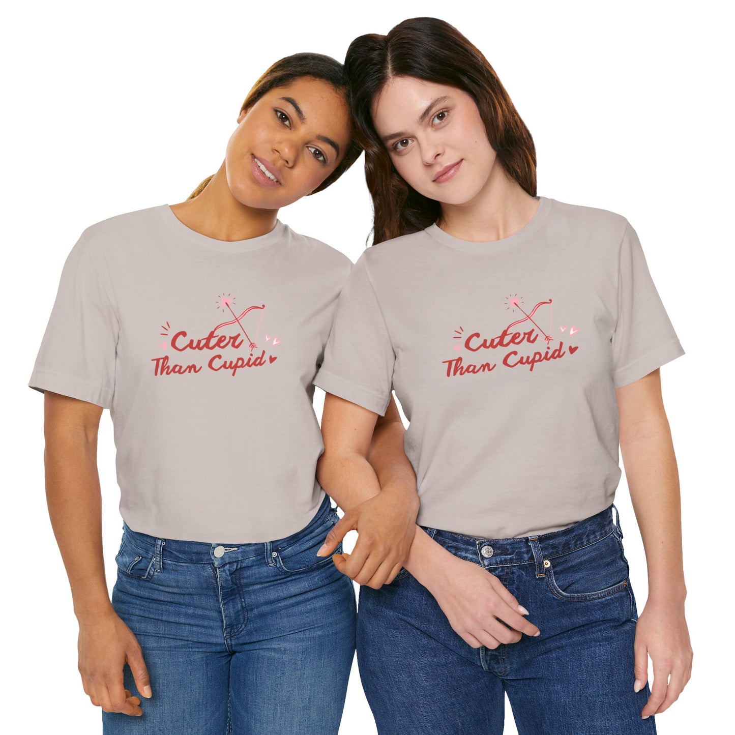 Cuter Than Cupid Unisex Jersey Short Sleeve Tee