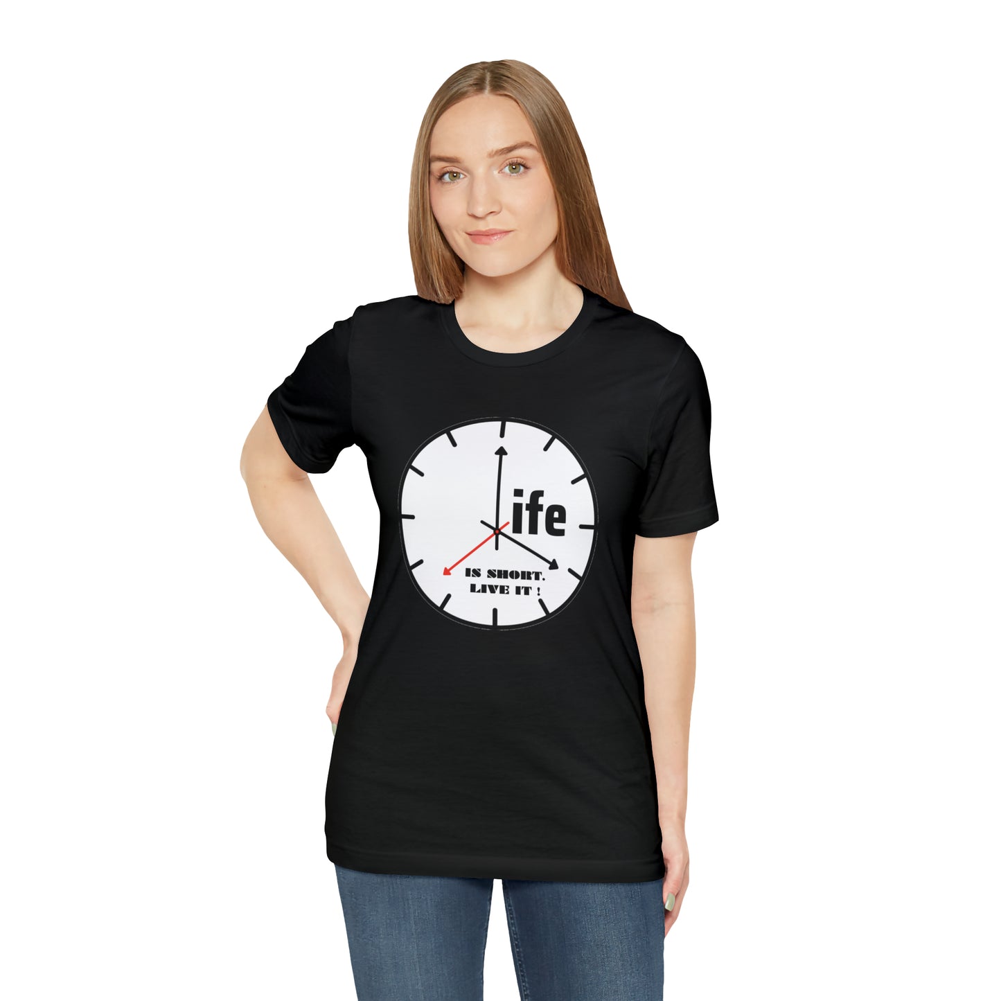 Life is To Short Live It Unisex Jersey Short Sleeve Tee