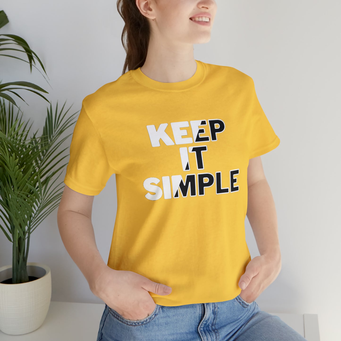 Keep It Simple Unisex Jersey Short Sleeve Tee