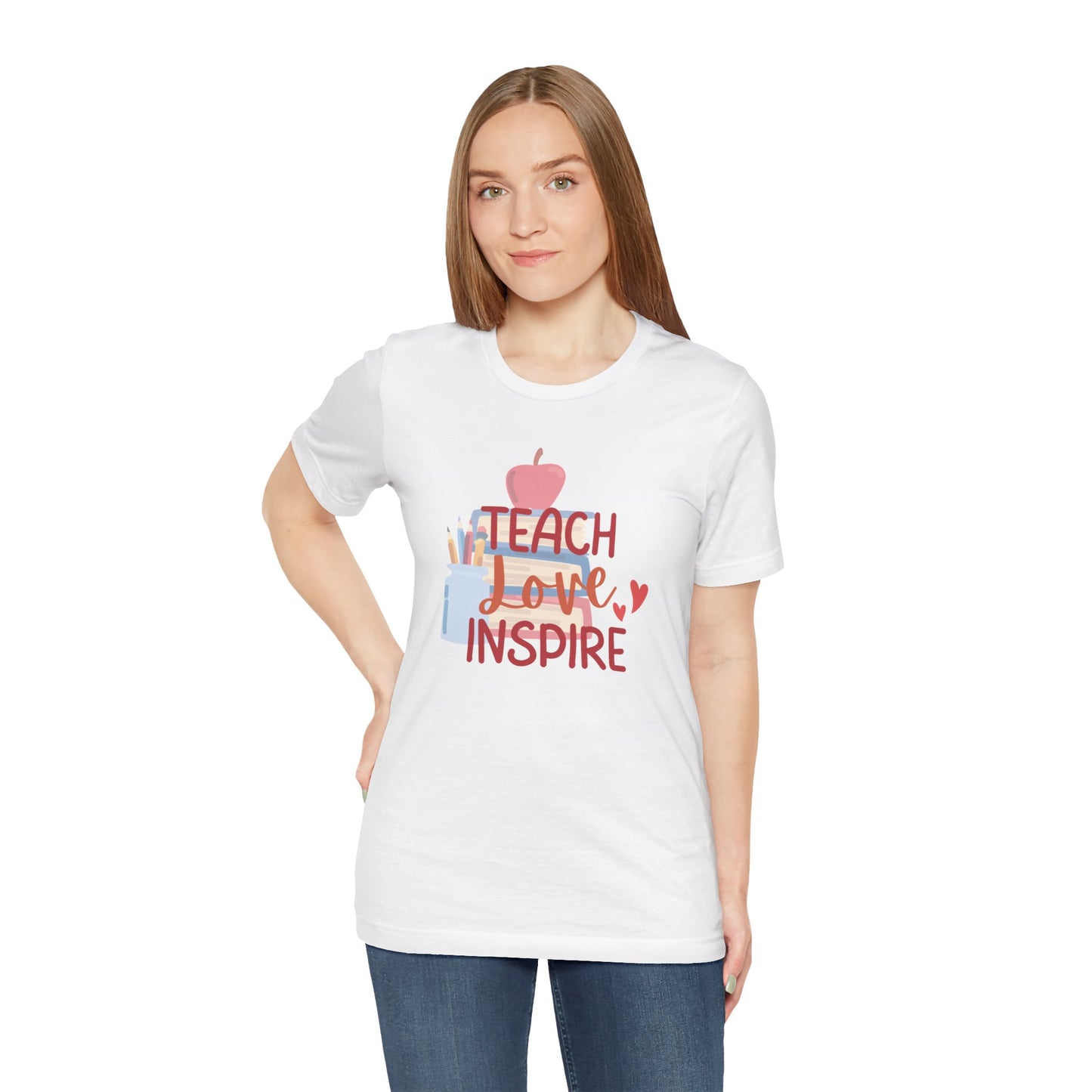 Teach Love Inspire Unisex Jersey Short Sleeve Tee