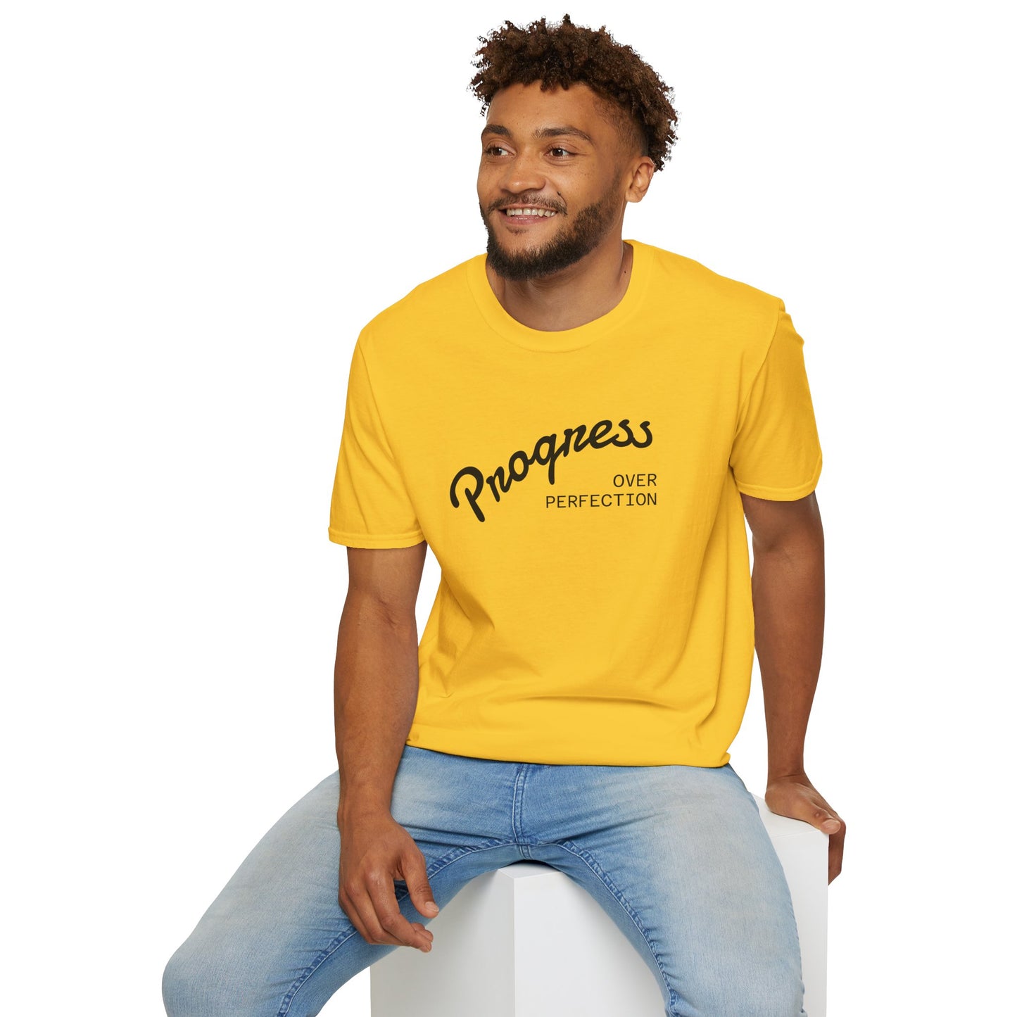 Progress Over Perfection Unisex Softstyle T-Shirt