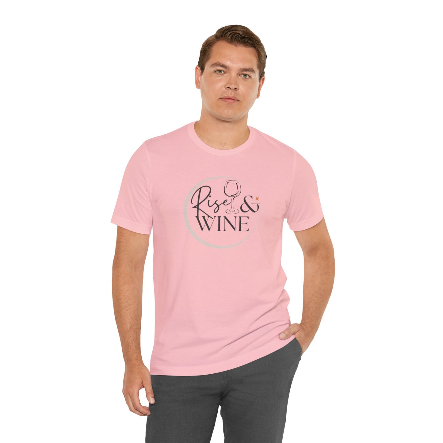 Rise And Wine Unisex Jersey Short Sleeve Tee