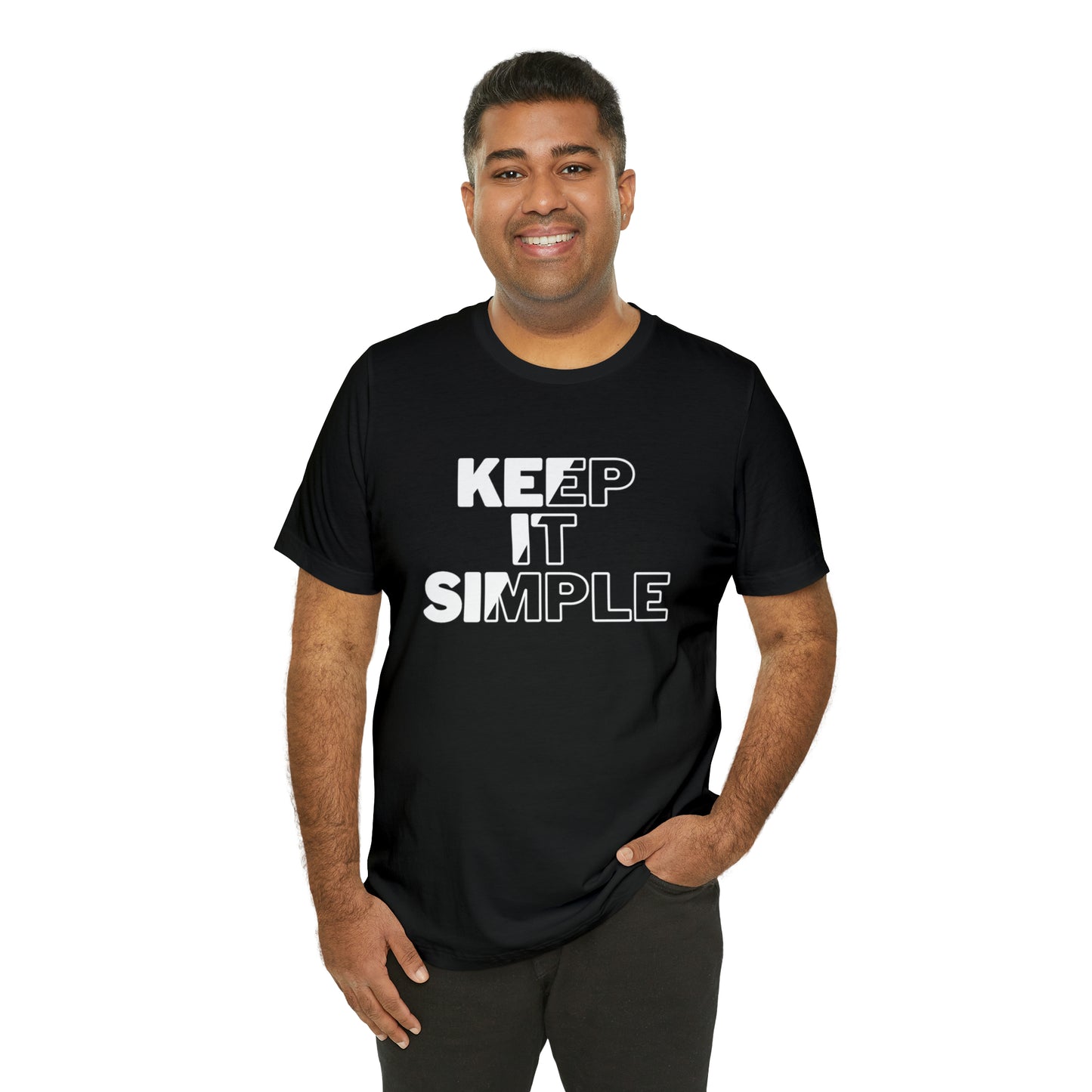 Keep It Simple Unisex Jersey Short Sleeve Tee