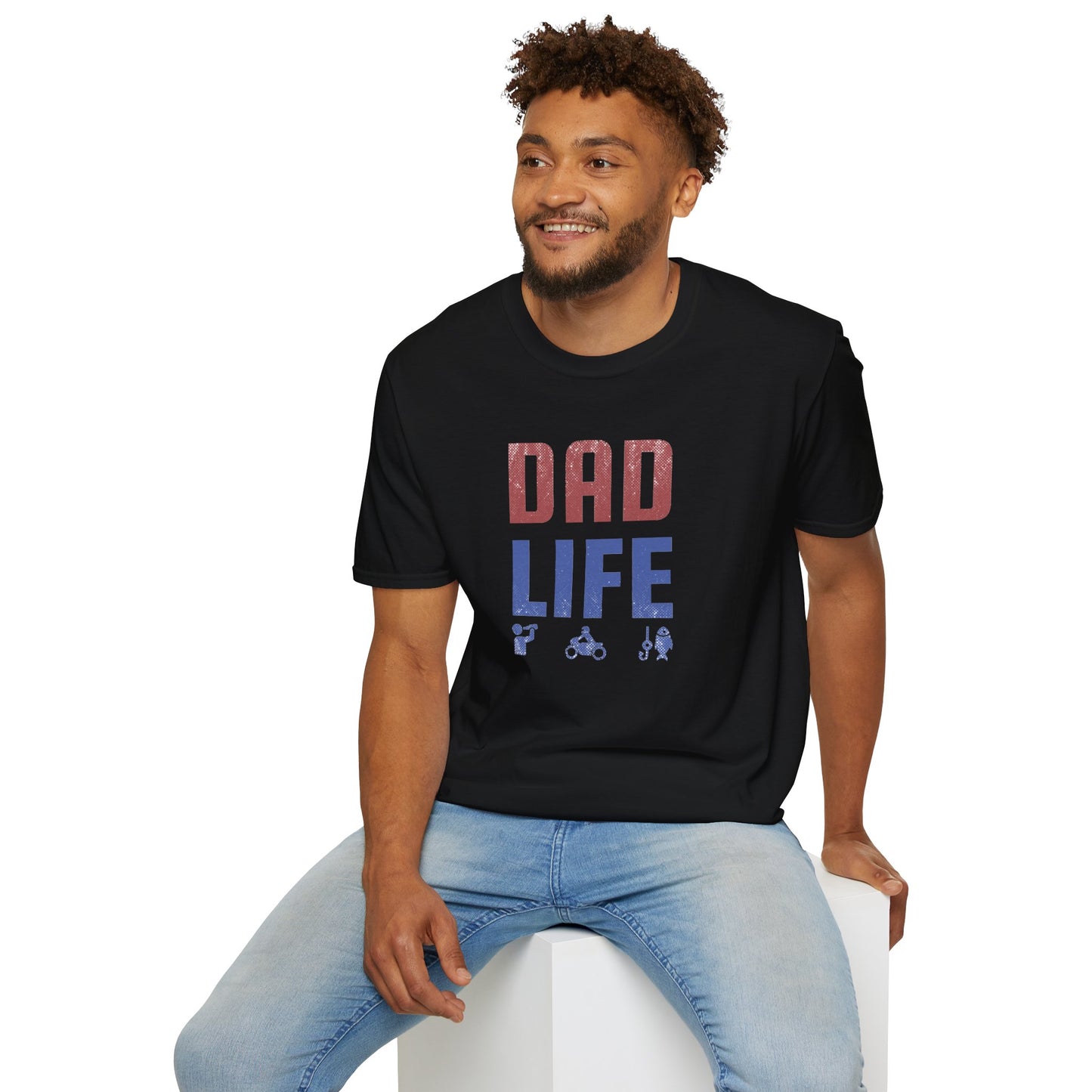Dad Life Unisex Softstyle T-Shirt