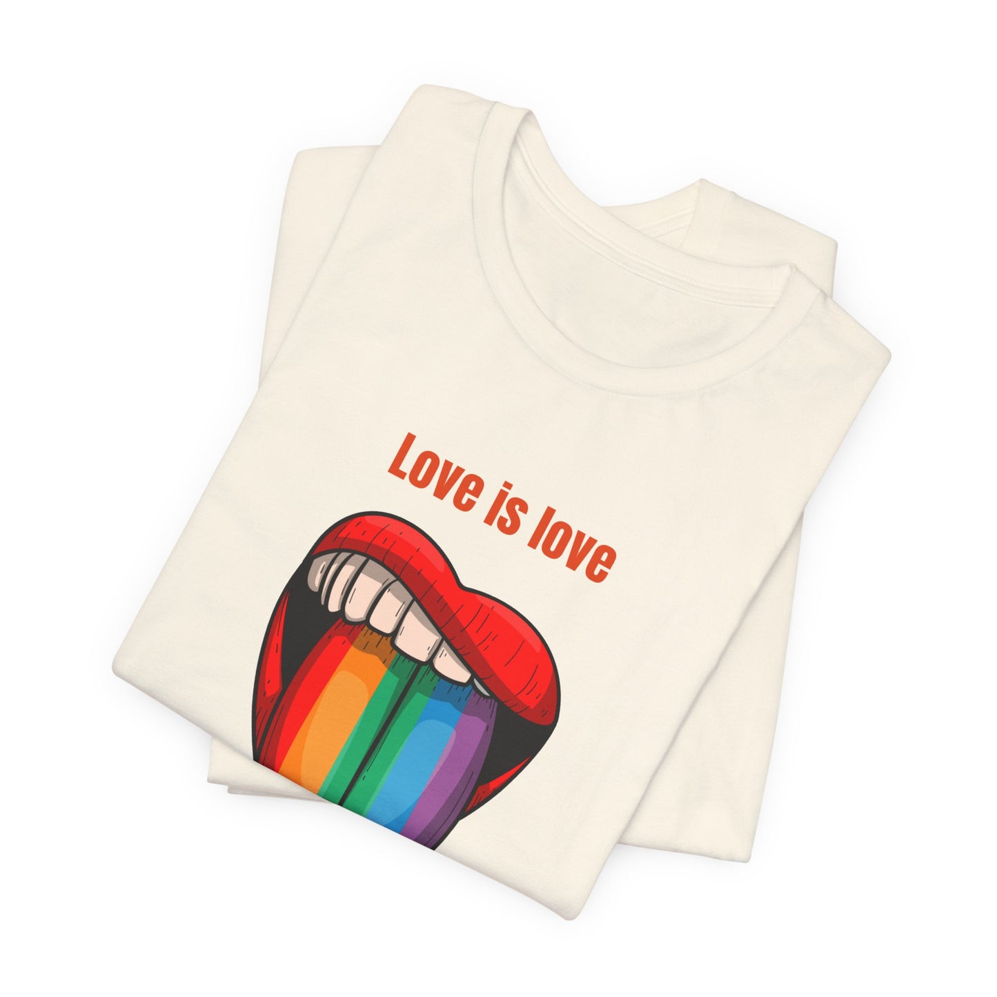 Love Is Love Unisex Jersey Short Sleeve Tee