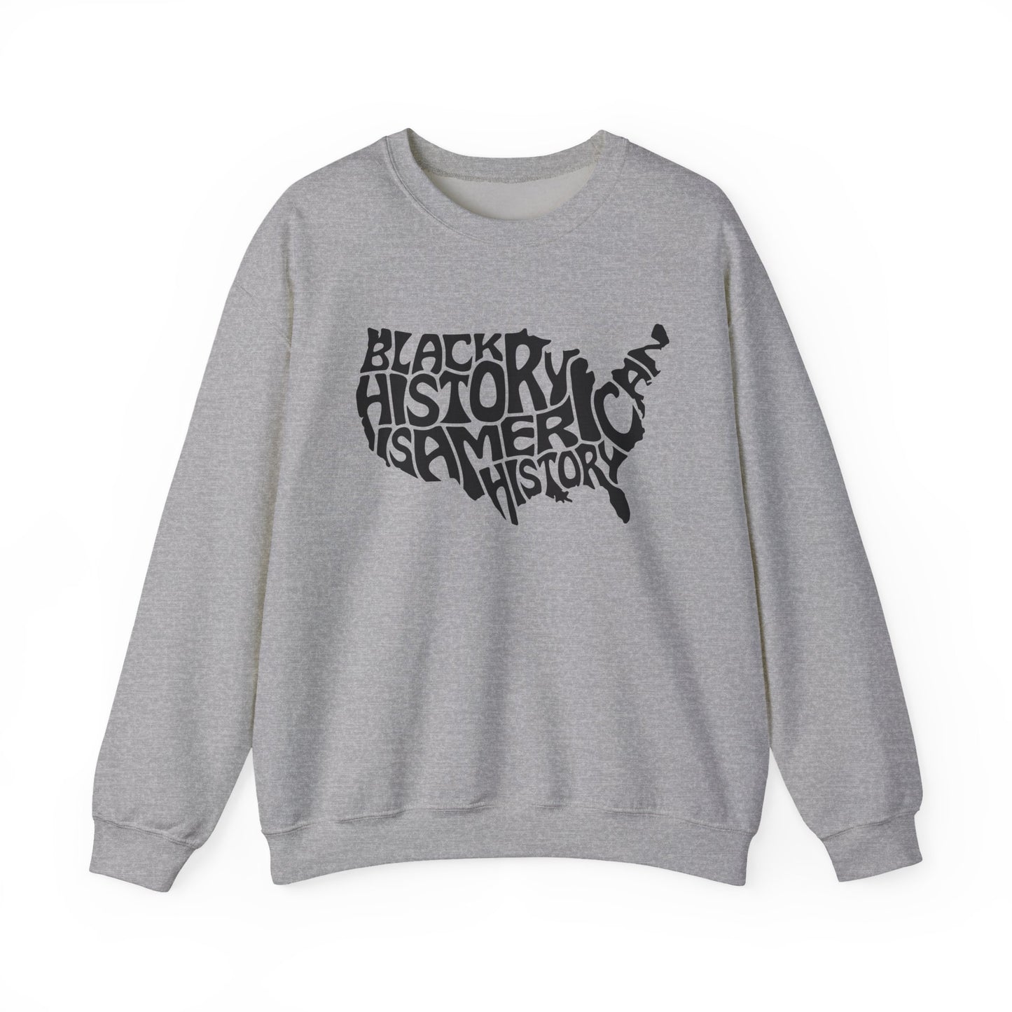 Black History Unisex Heavy Blend™ Crewneck Sweatshirt