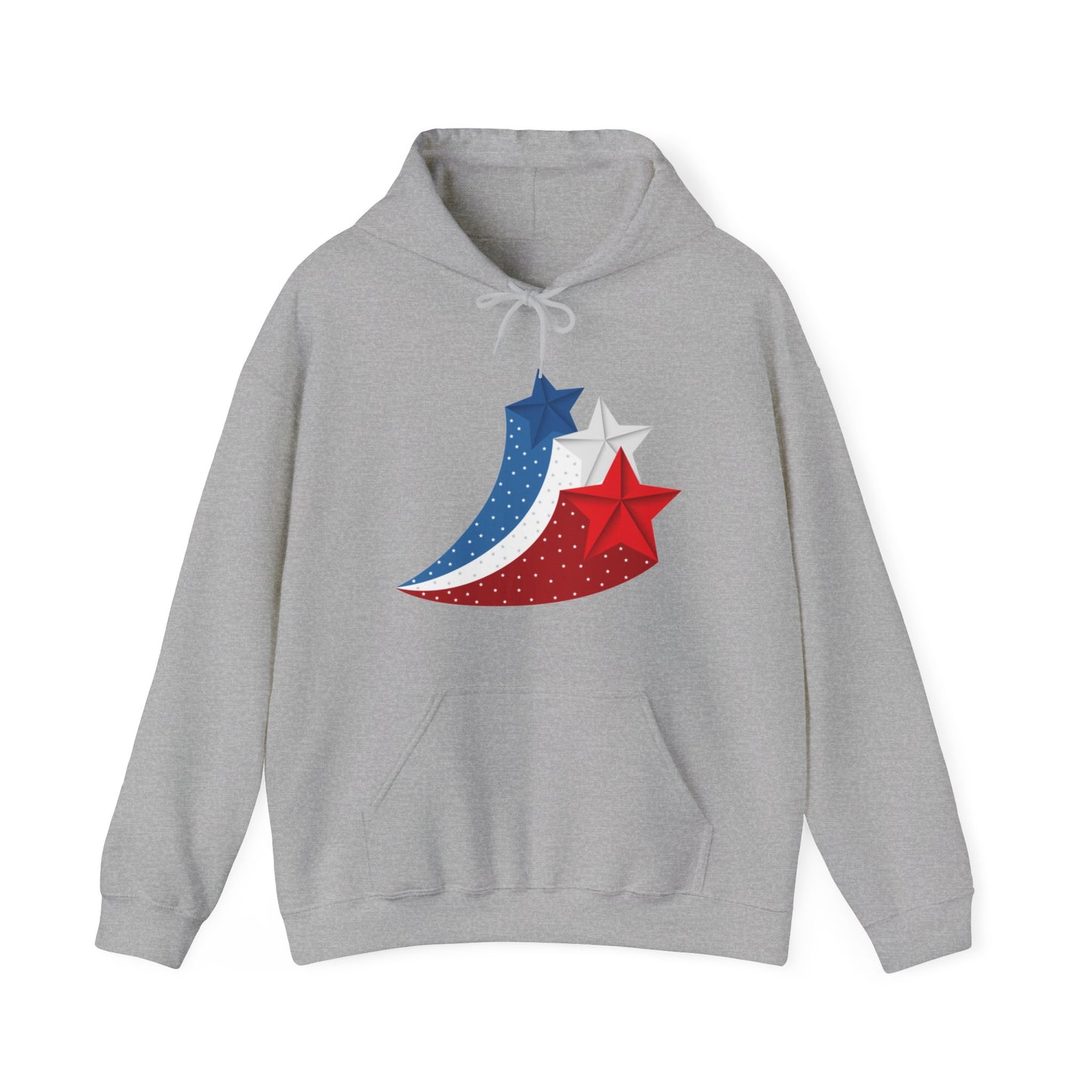 Red White Blue Stars Unisex Heavy Blend™ Hooded Sweatshirt