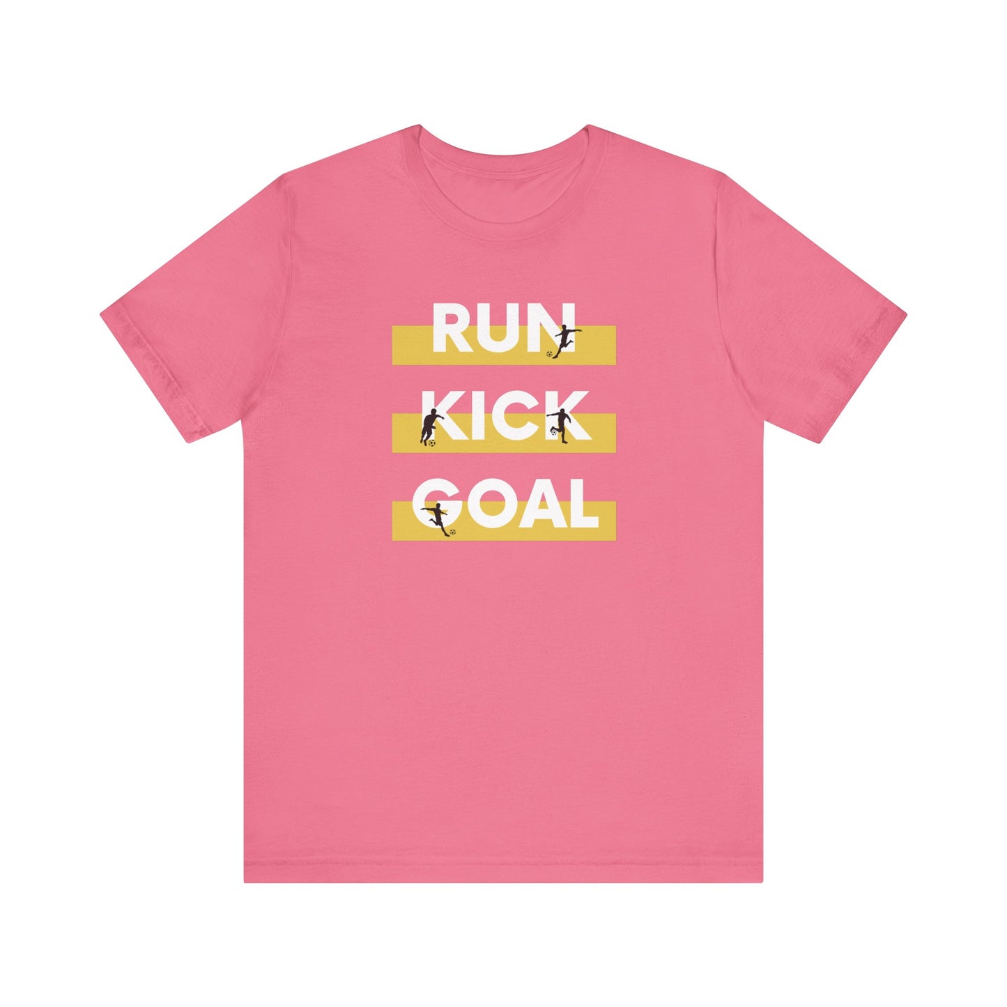 Soccer\ Run Kick Goal Unisex Jersey Short Sleeve Tee