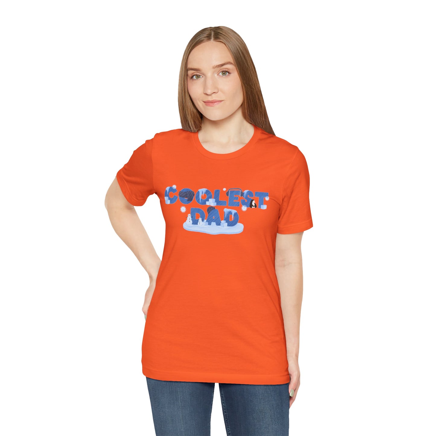 Dad/ Coolest Dad Unisex Jersey Short Sleeve Tee