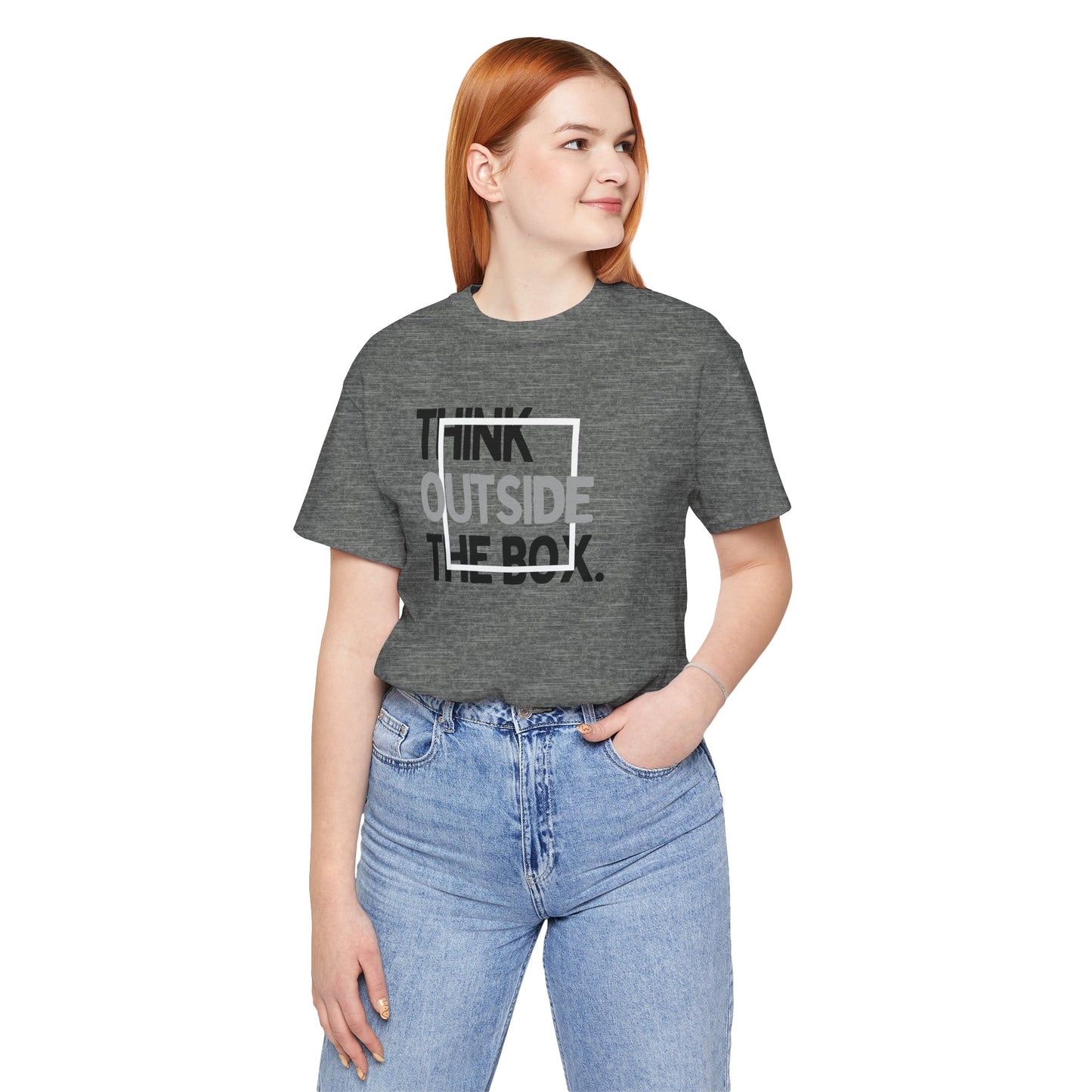 Think Outside the Box Unisex Jersey Short Sleeve Tee