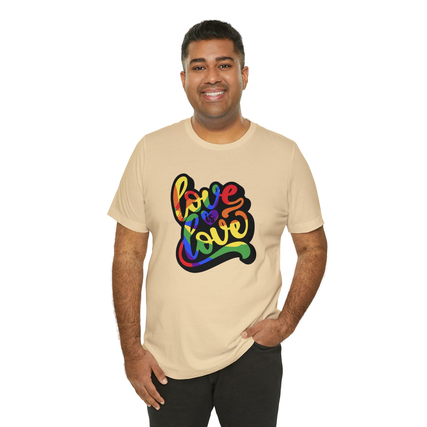 Love Is Love Unisex Jersey Short Sleeve Tee