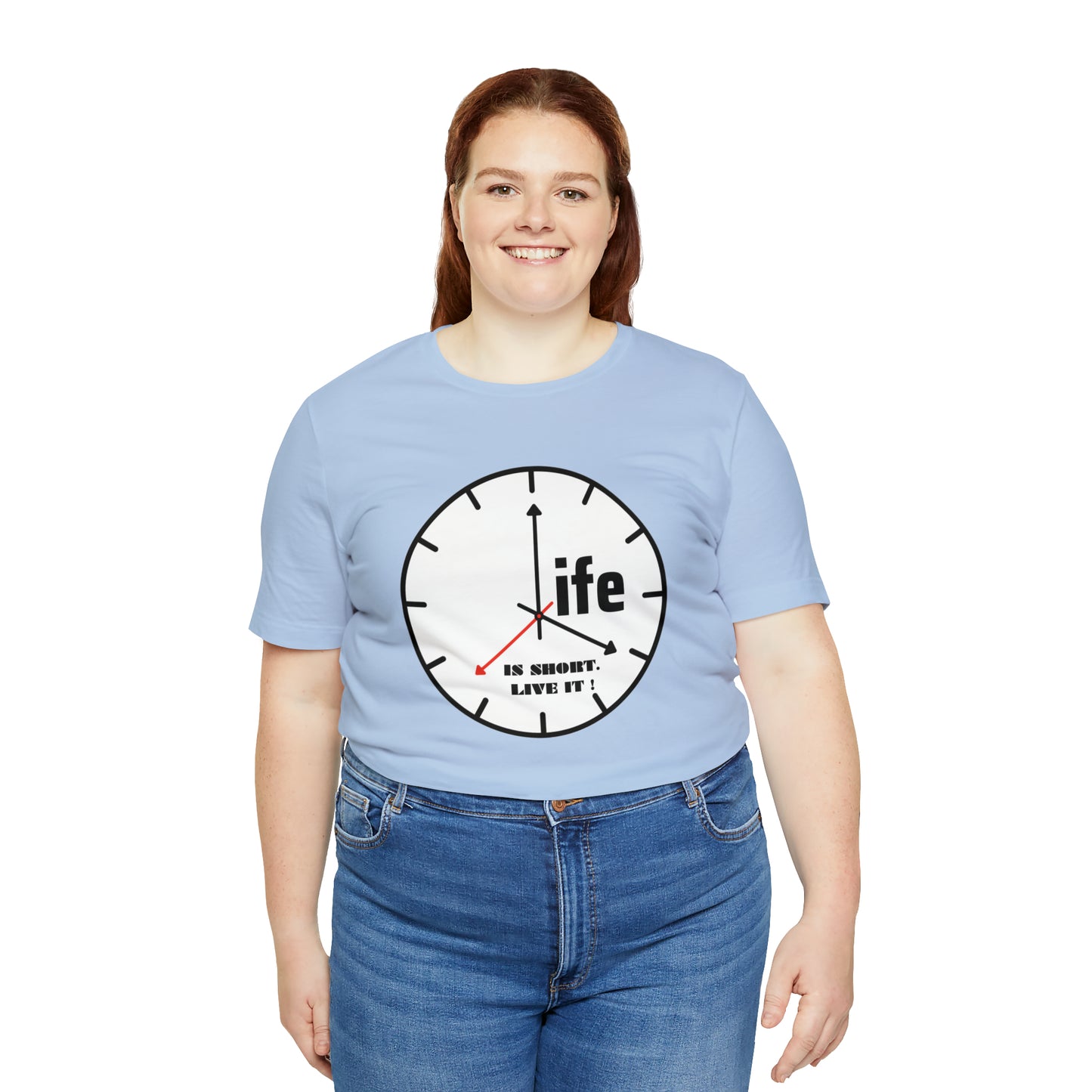 Life is To Short Live It Unisex Jersey Short Sleeve Tee