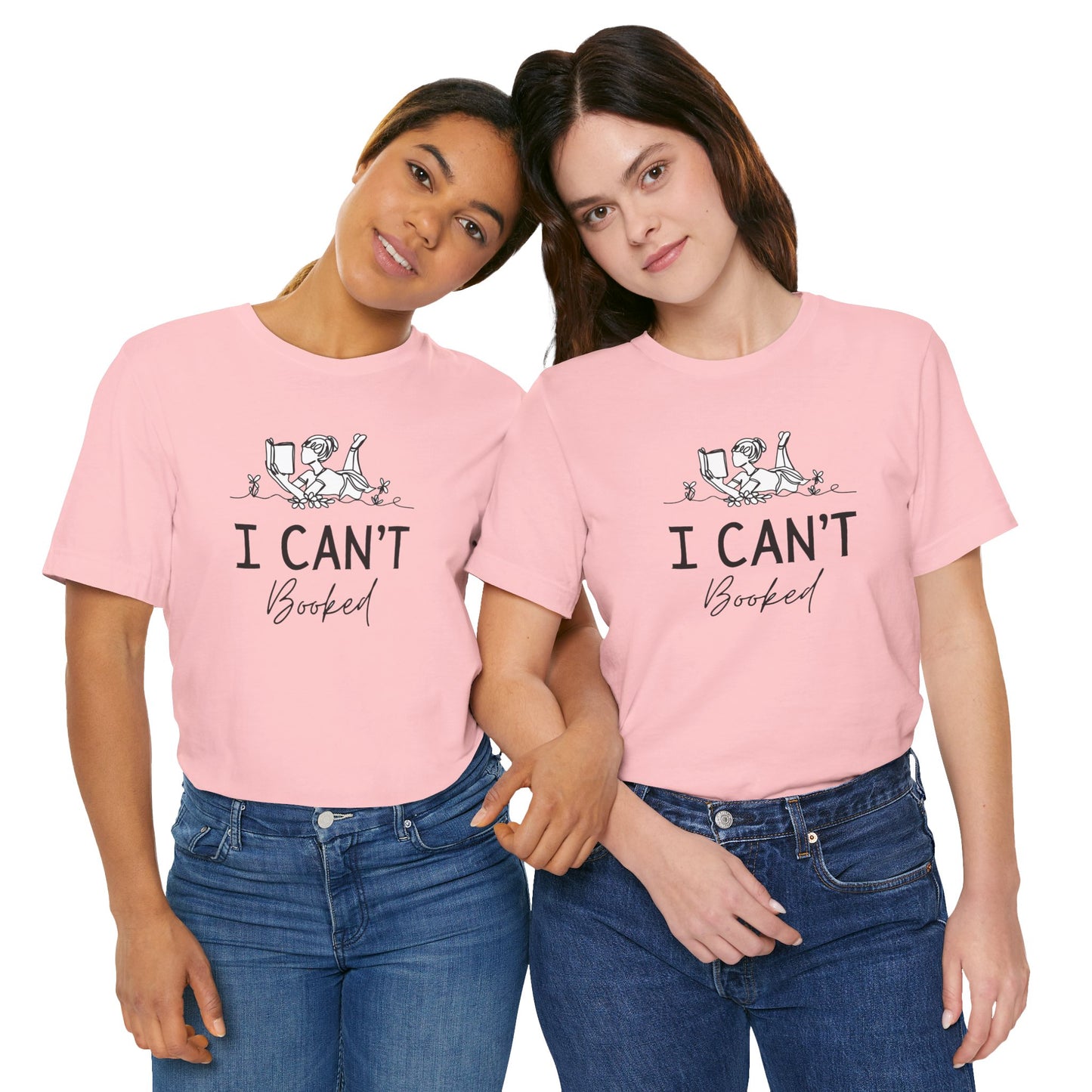 Books/ I Can't I'm Booked Unisex Jersey Short Sleeve Tee