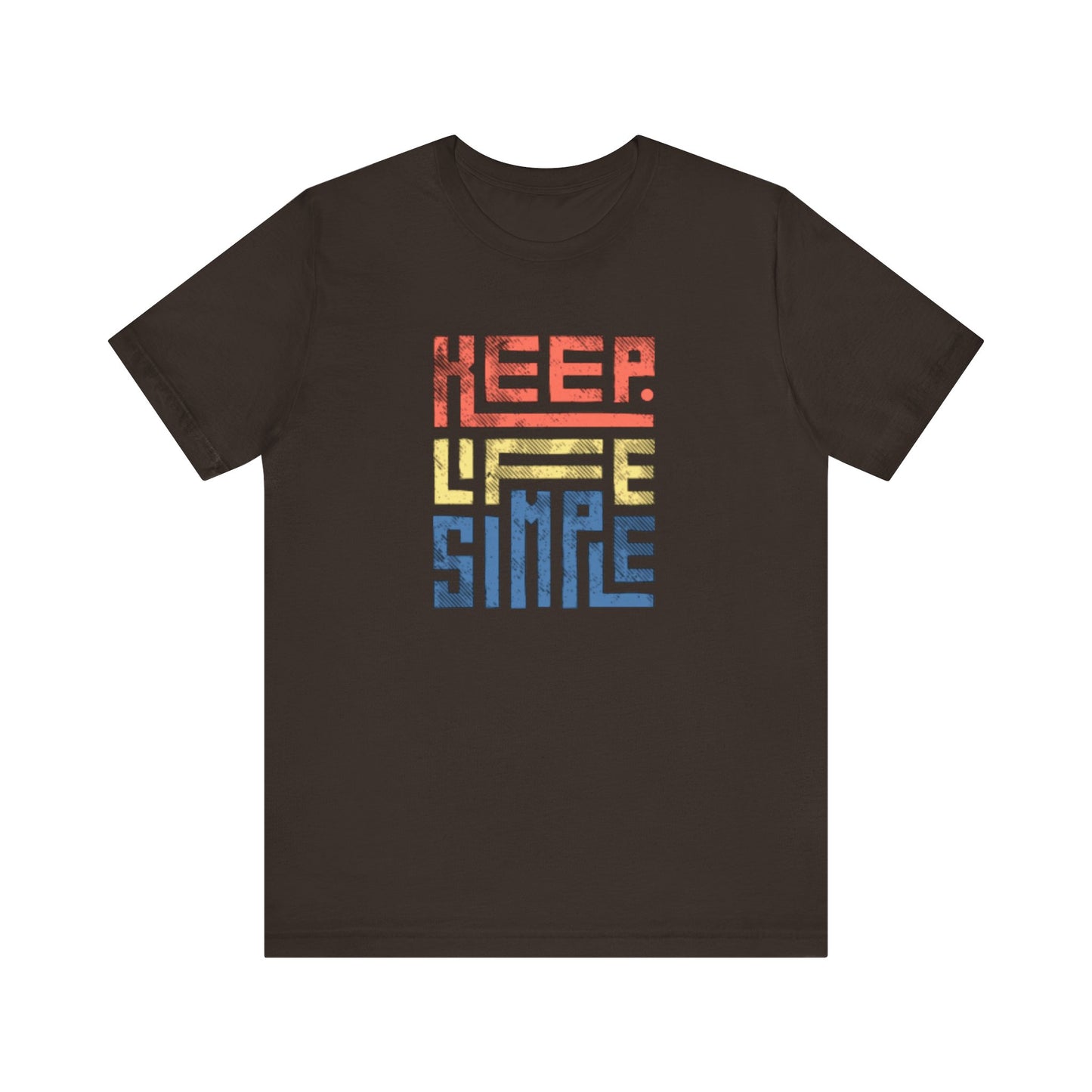 Keep Life Simple Unisex Jersey Short Sleeve Tee