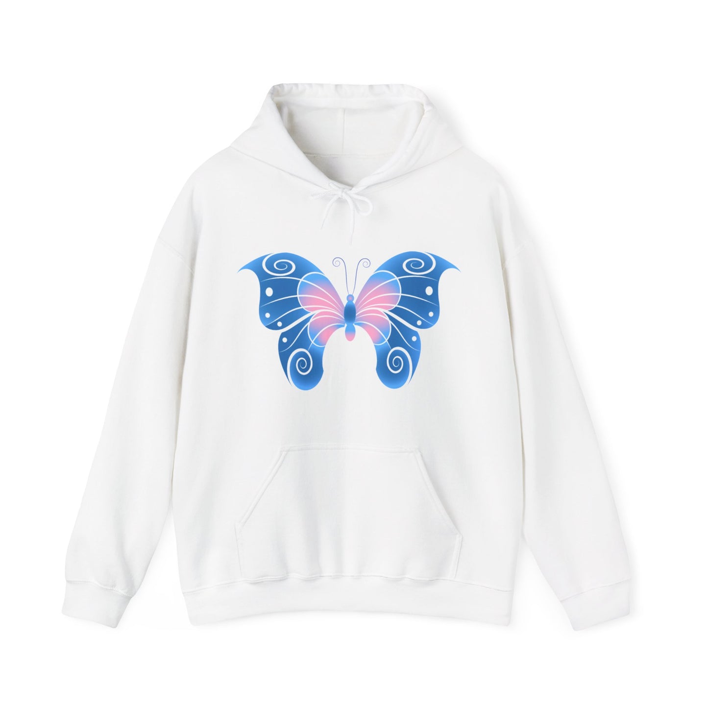 Butterfly Blue Unisex Heavy Blend™ Hooded Sweatshirt