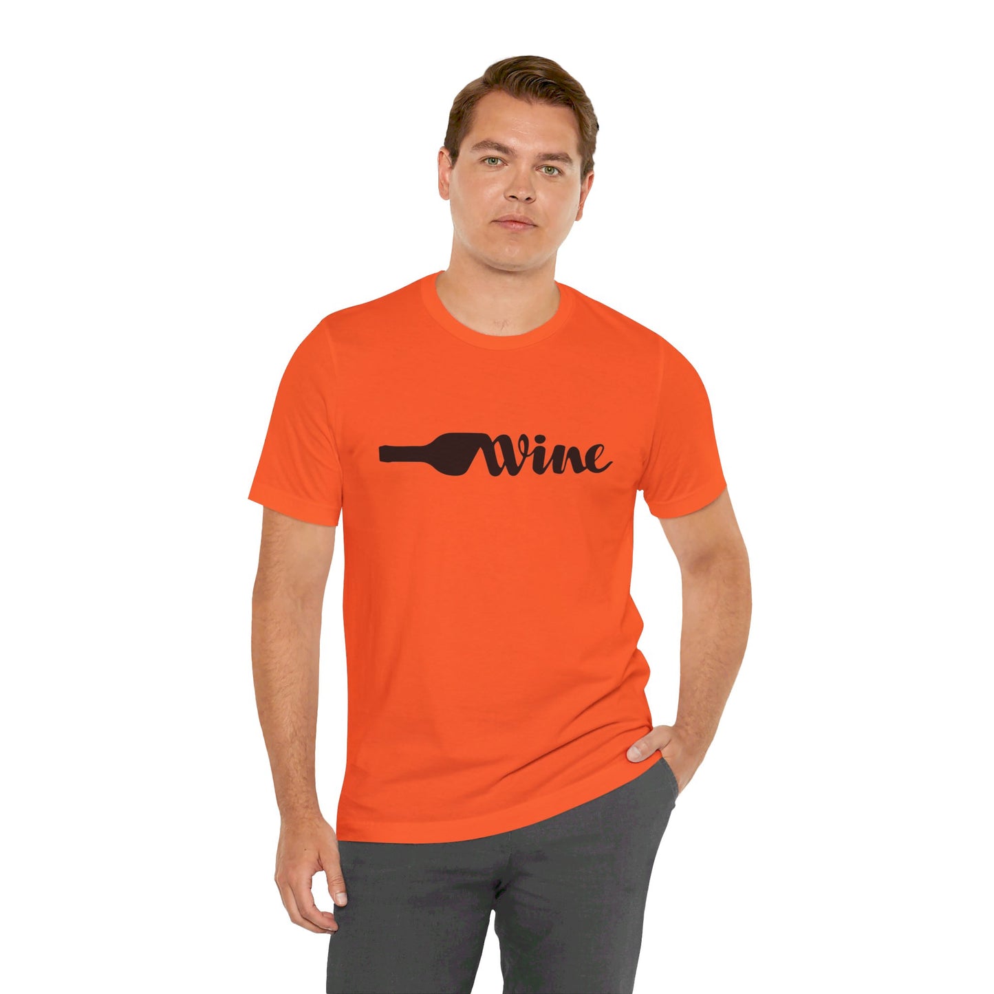 Wine Unisex Jersey Short Sleeve Tee