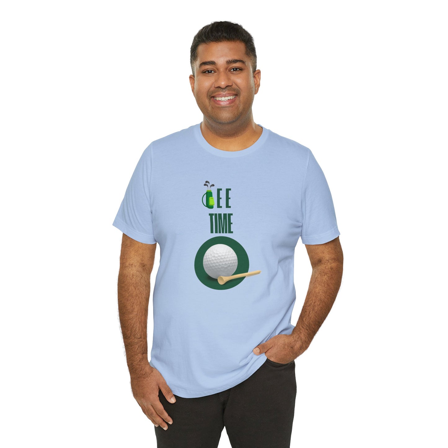 Golf/ Tee Time Unisex Jersey Short Sleeve Tee