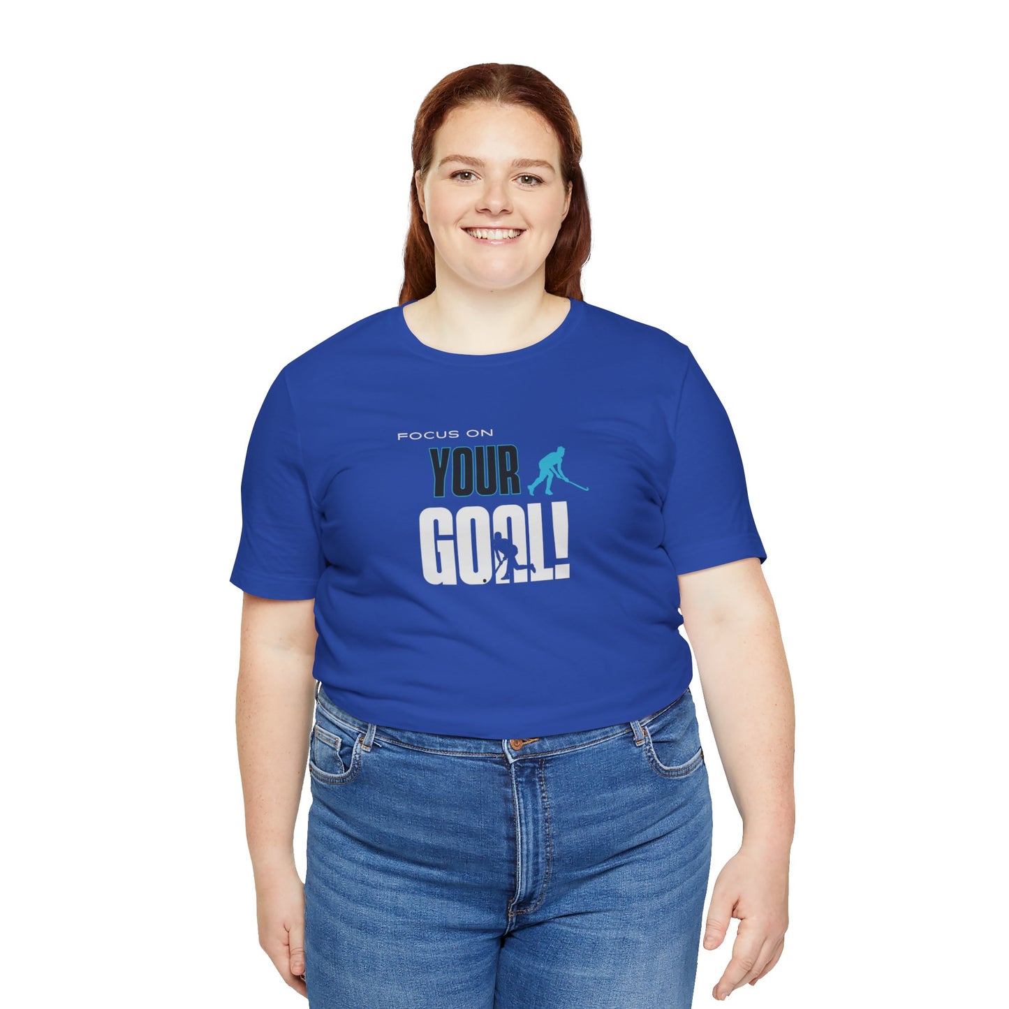 Focus On Your Goal Unisex Jersey Short Sleeve Tee