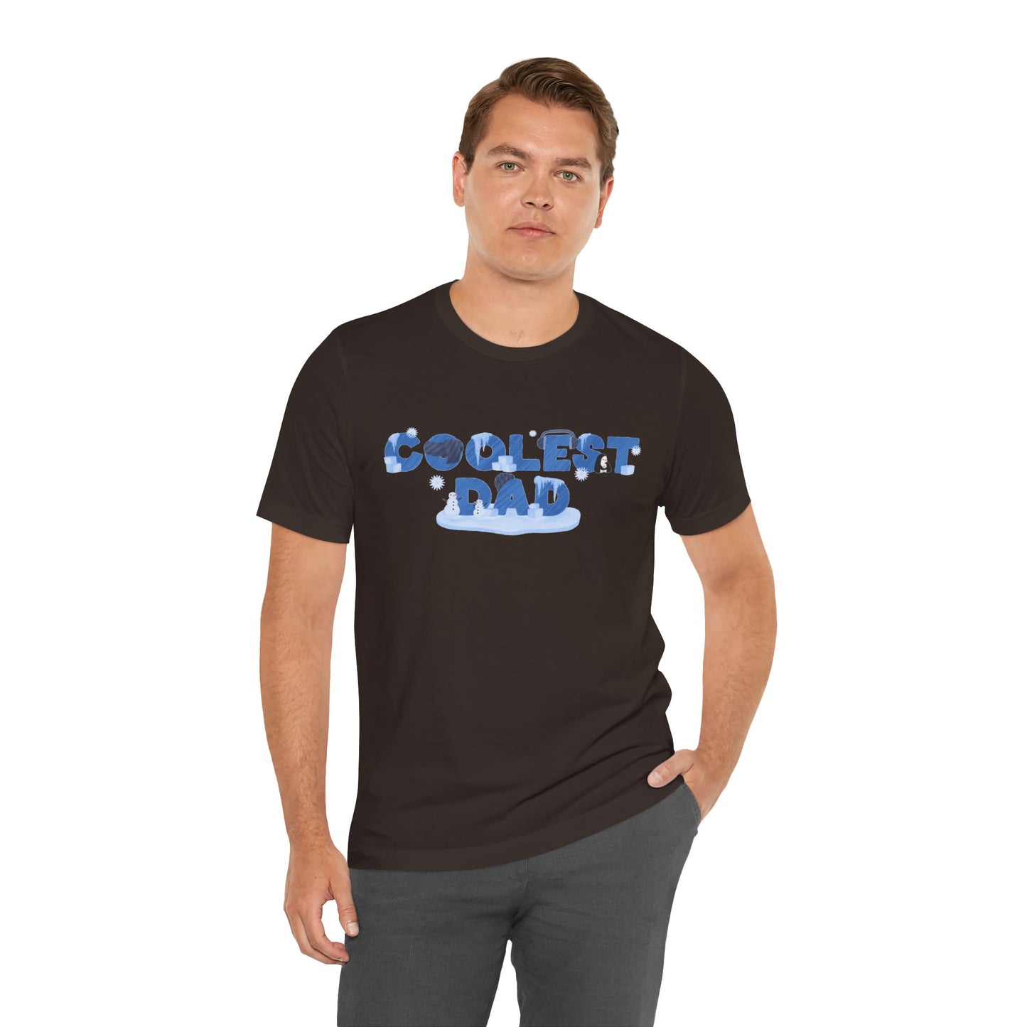 Dad/ Coolest Dad Unisex Jersey Short Sleeve Tee
