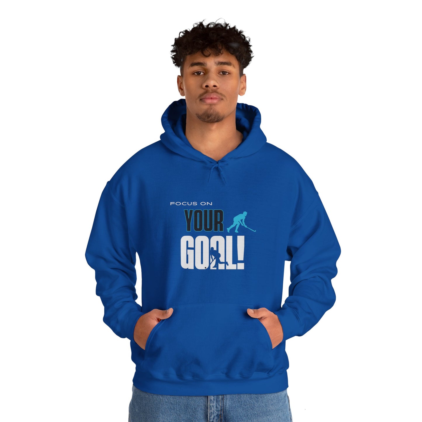 Focus On Your Goal Unisex Heavy Blend™ Hooded Sweatshirt