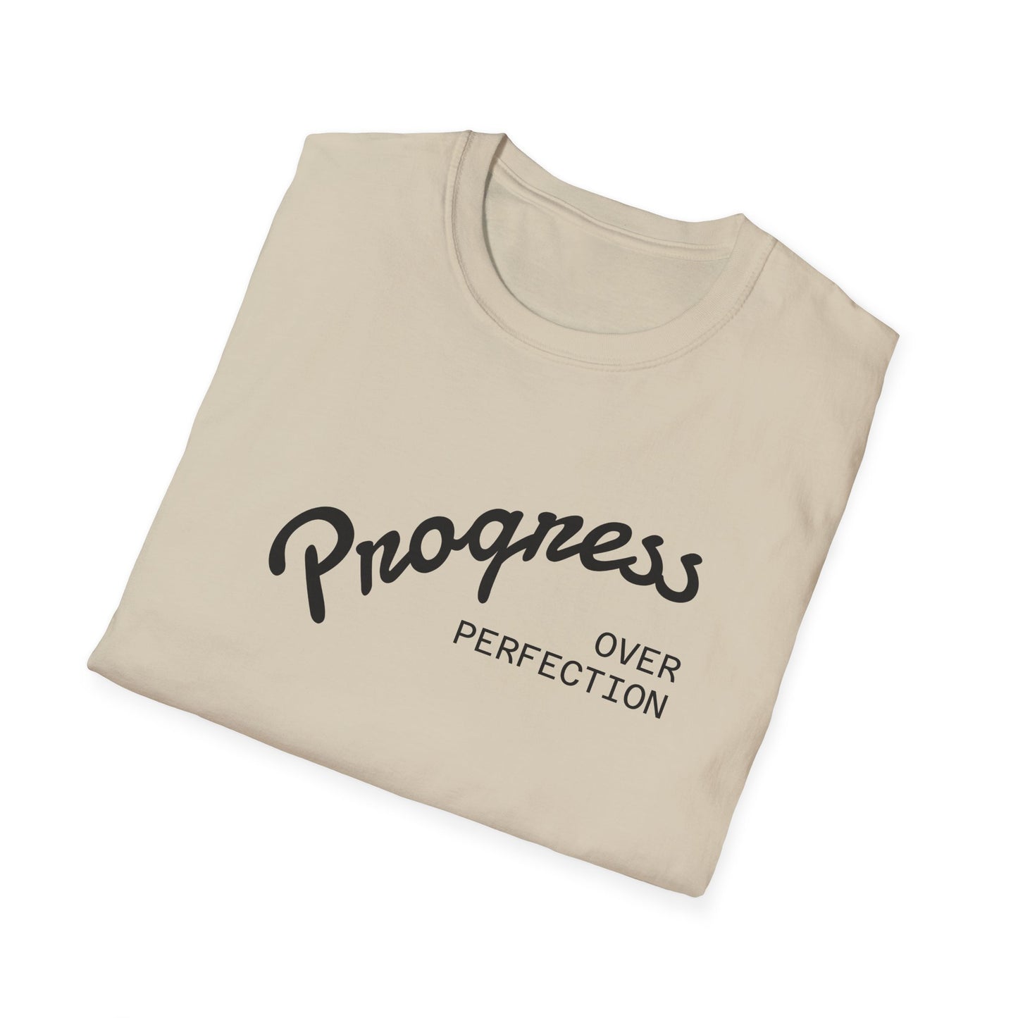 Progress Over Perfection Unisex Softstyle T-Shirt