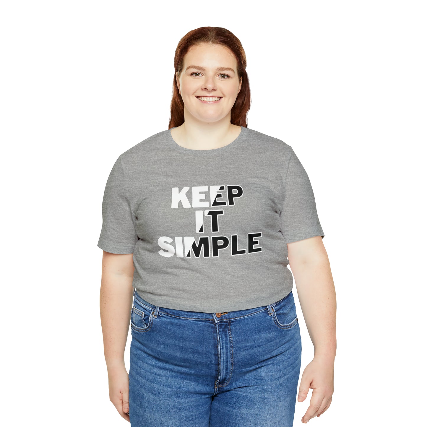 Keep It Simple Unisex Jersey Short Sleeve Tee