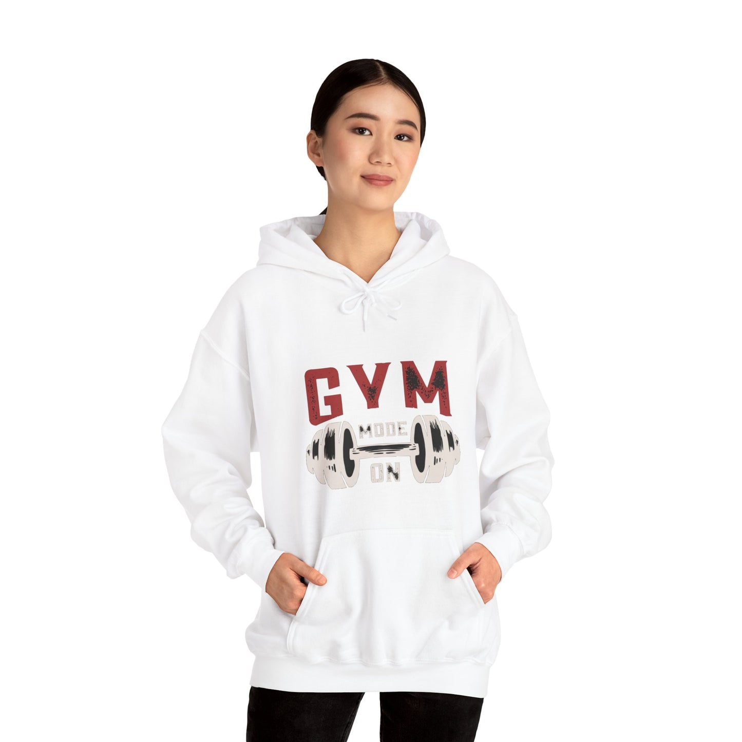 Gym Mode On Unisex Heavy Blend™ Hooded Sweatshirt