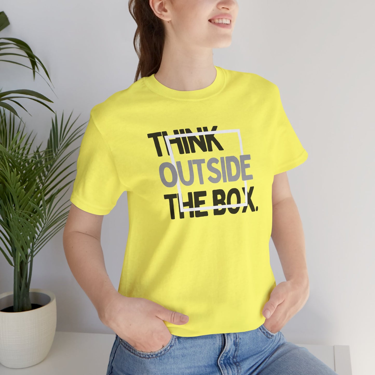 Think Outside the Box Unisex Jersey Short Sleeve Tee