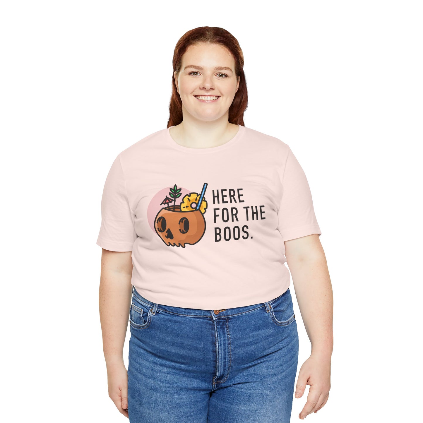 Here For The Boos Unisex Jersey Short Sleeve Tee