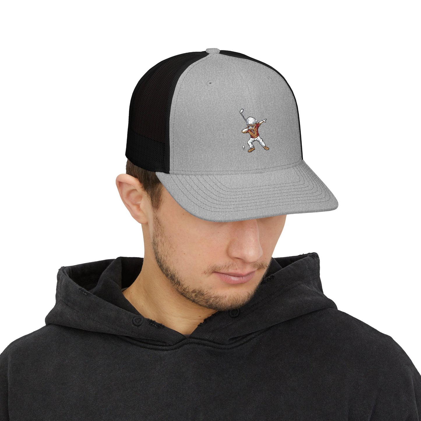 Golf Guy Snapback Trucker Cap (Embroidery)