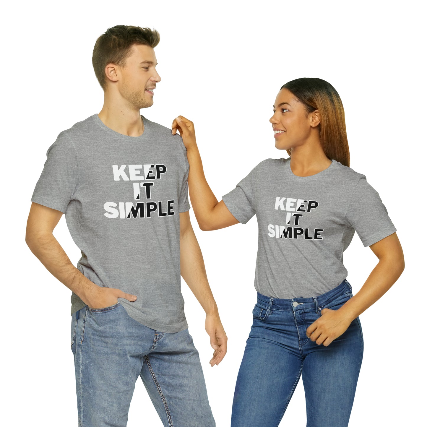 Keep It Simple Unisex Jersey Short Sleeve Tee