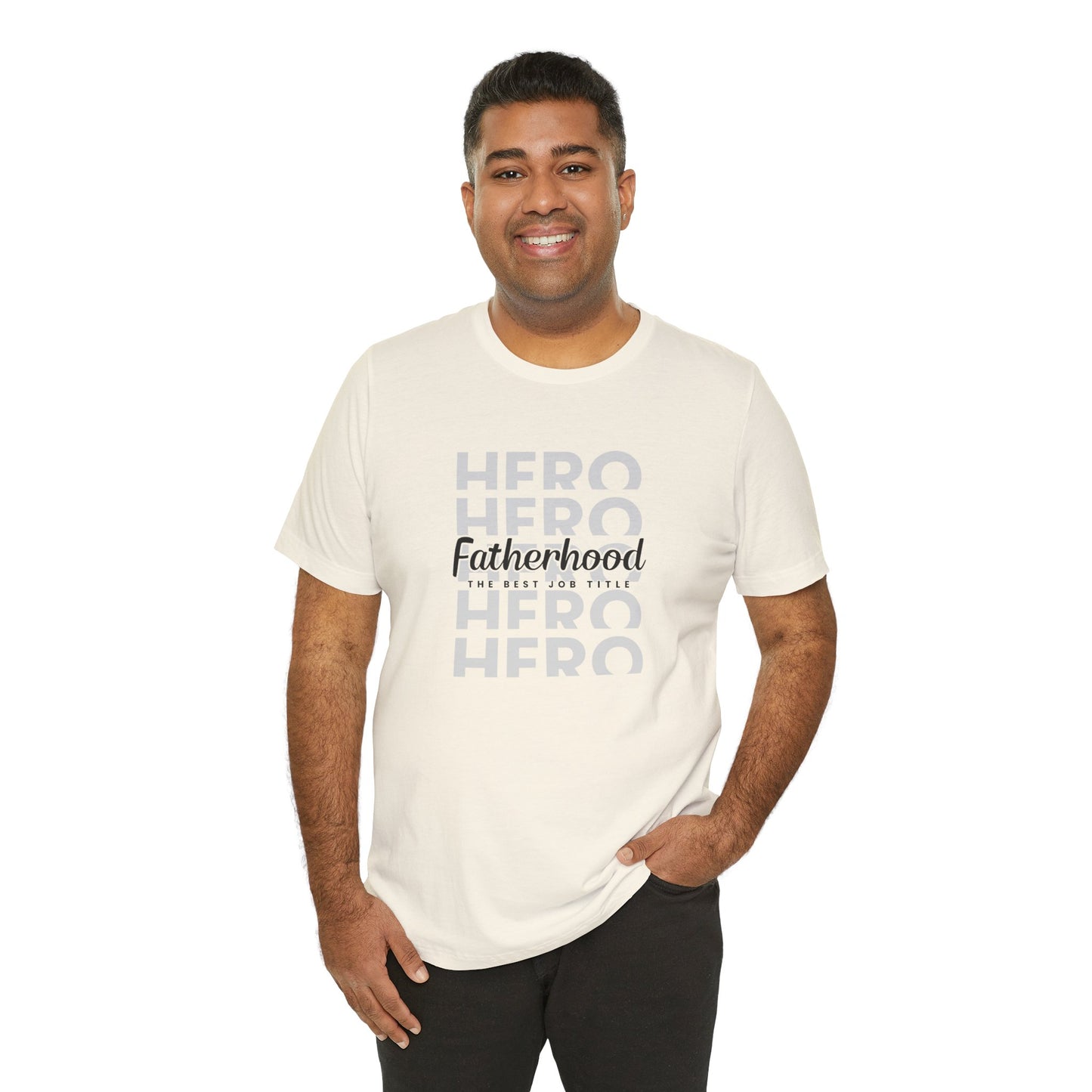 Dad/ Fatherhood Hero Unisex Jersey Short Sleeve Tee