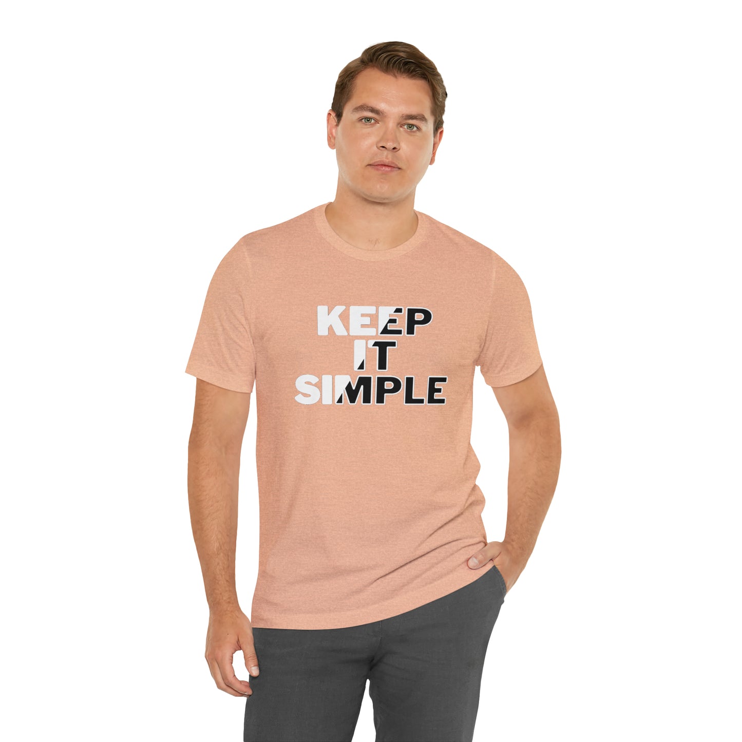 Keep It Simple Unisex Jersey Short Sleeve Tee