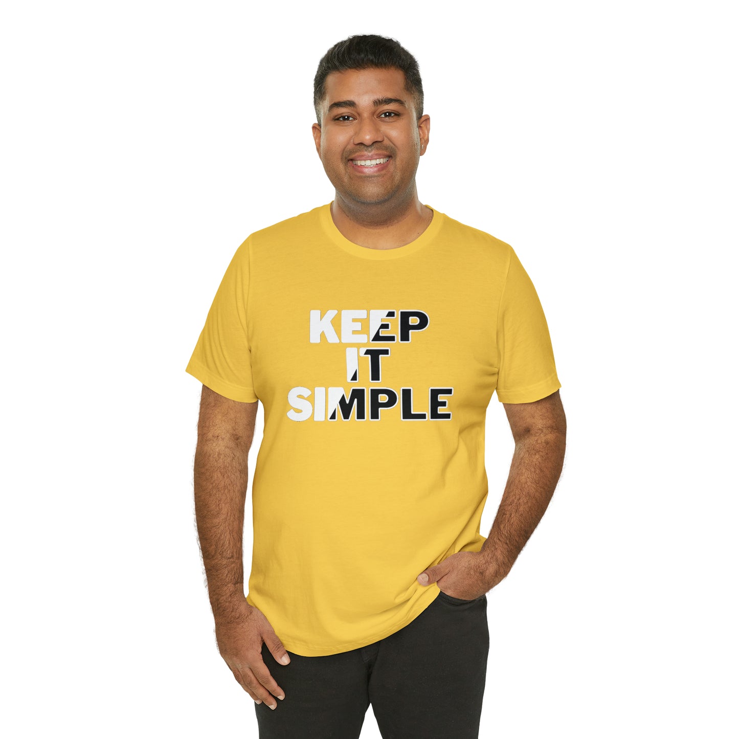 Keep It Simple Unisex Jersey Short Sleeve Tee