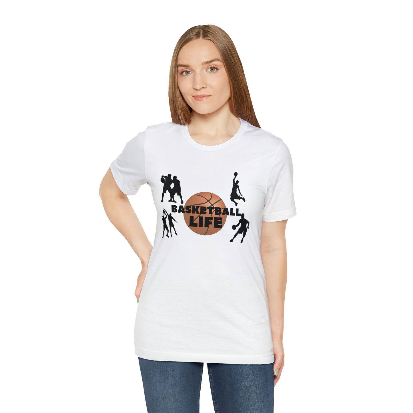 Basketball Life Unisex Jersey Short Sleeve Tee