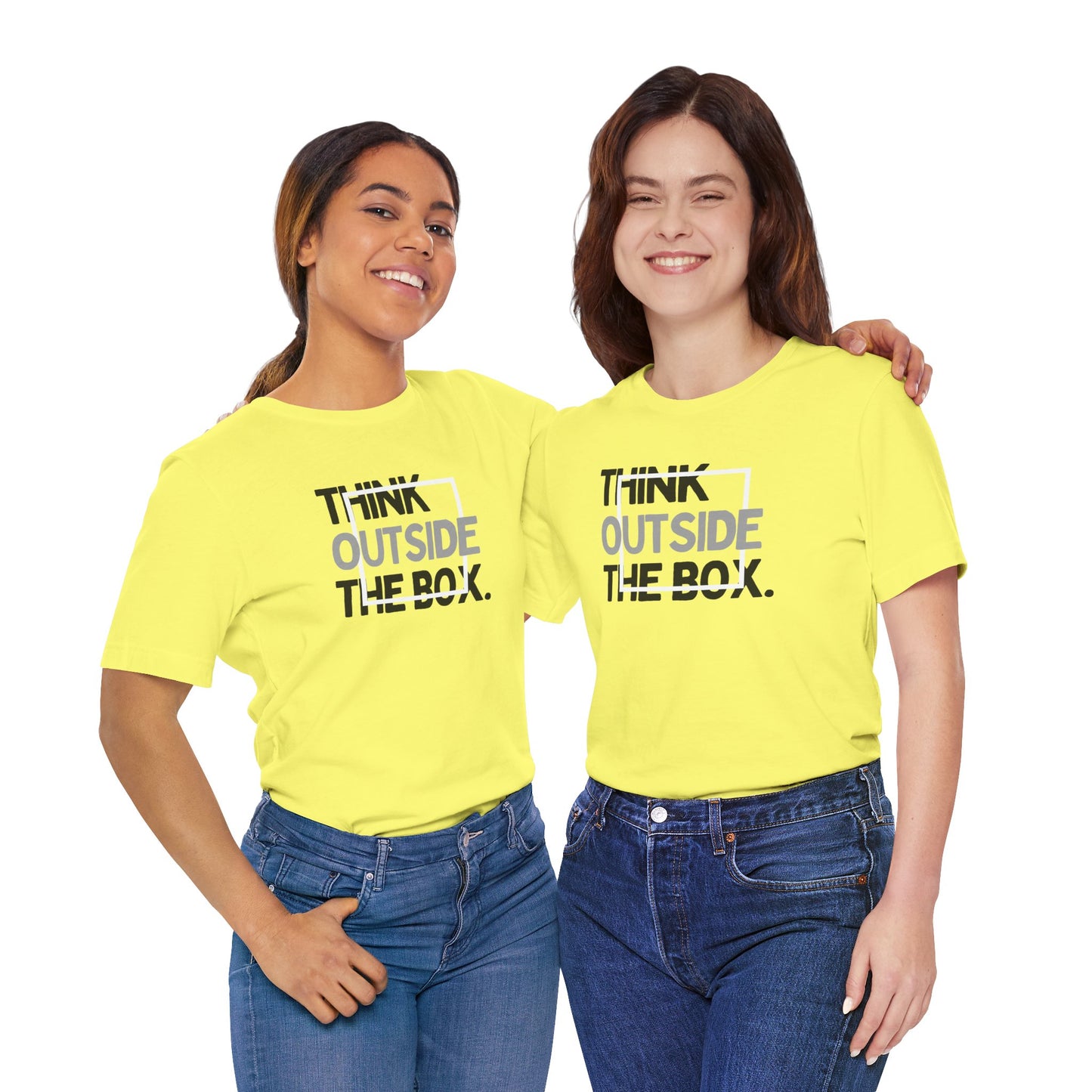 Think Outside the Box Unisex Jersey Short Sleeve Tee