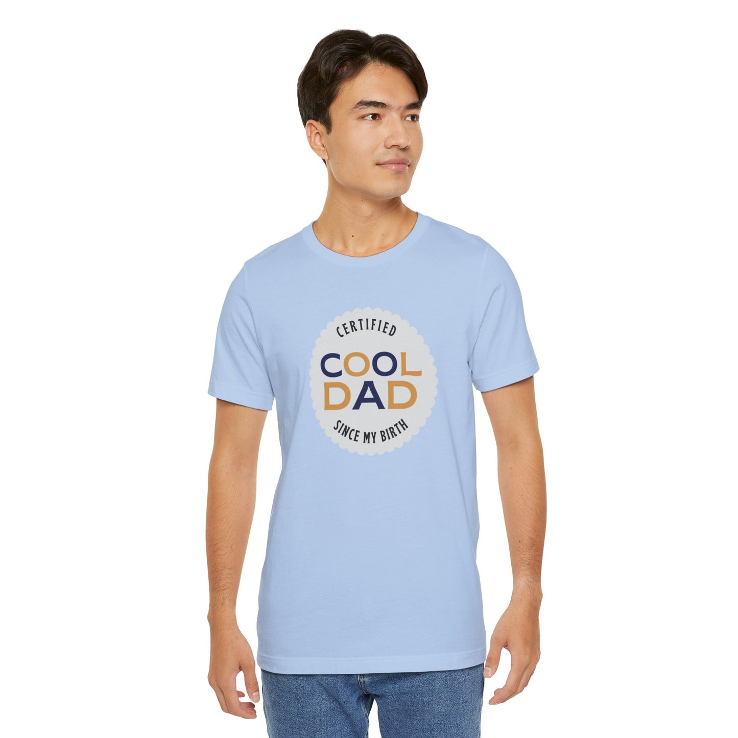 Certified Cool Dad Unisex Jersey Short Sleeve Tee