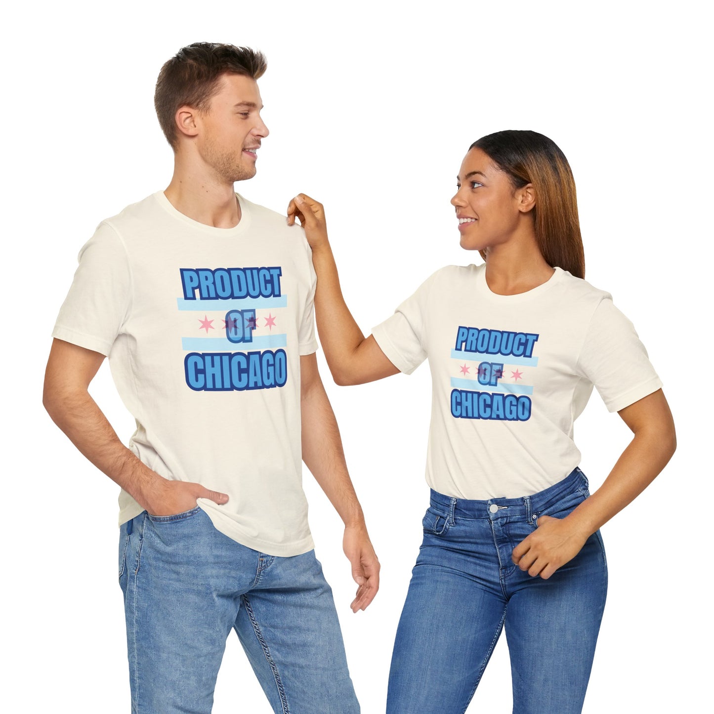 Product Of Chicago Unisex Jersey Short Sleeve Tee