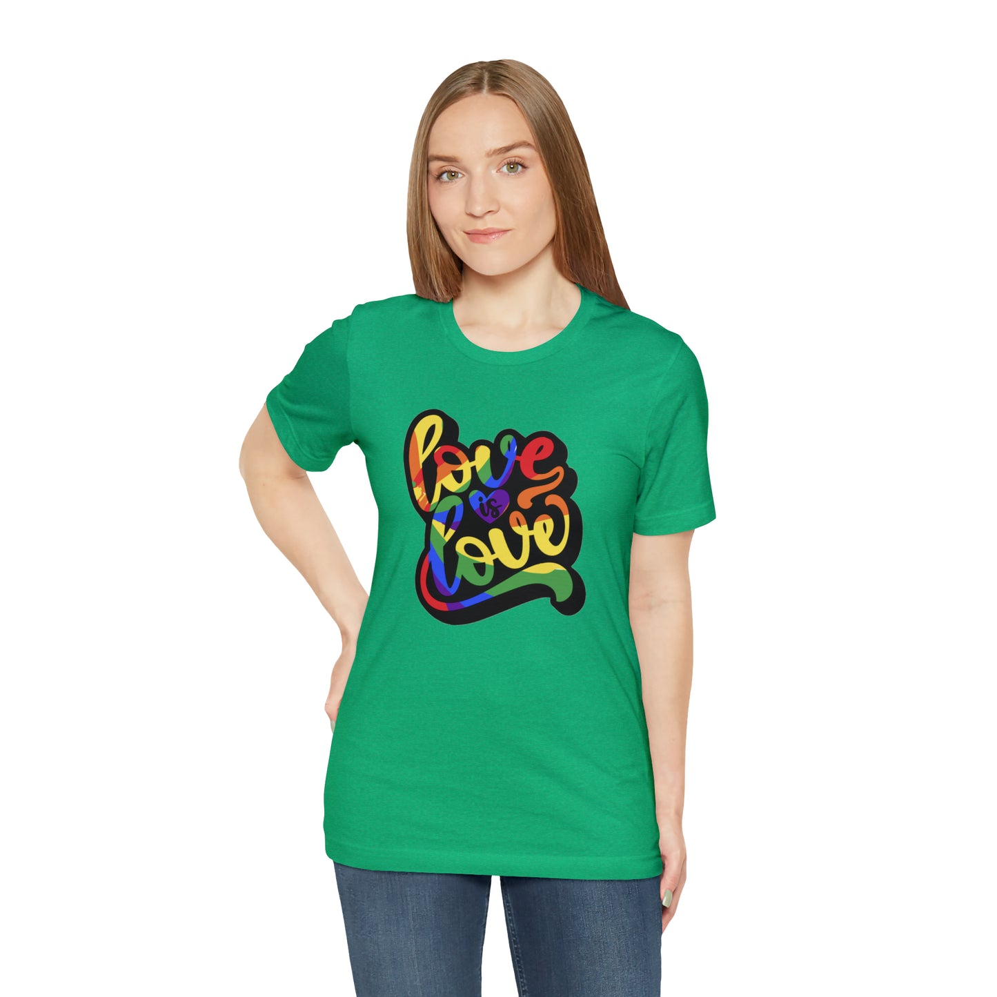 Love Is Love Unisex Jersey Short Sleeve Tee