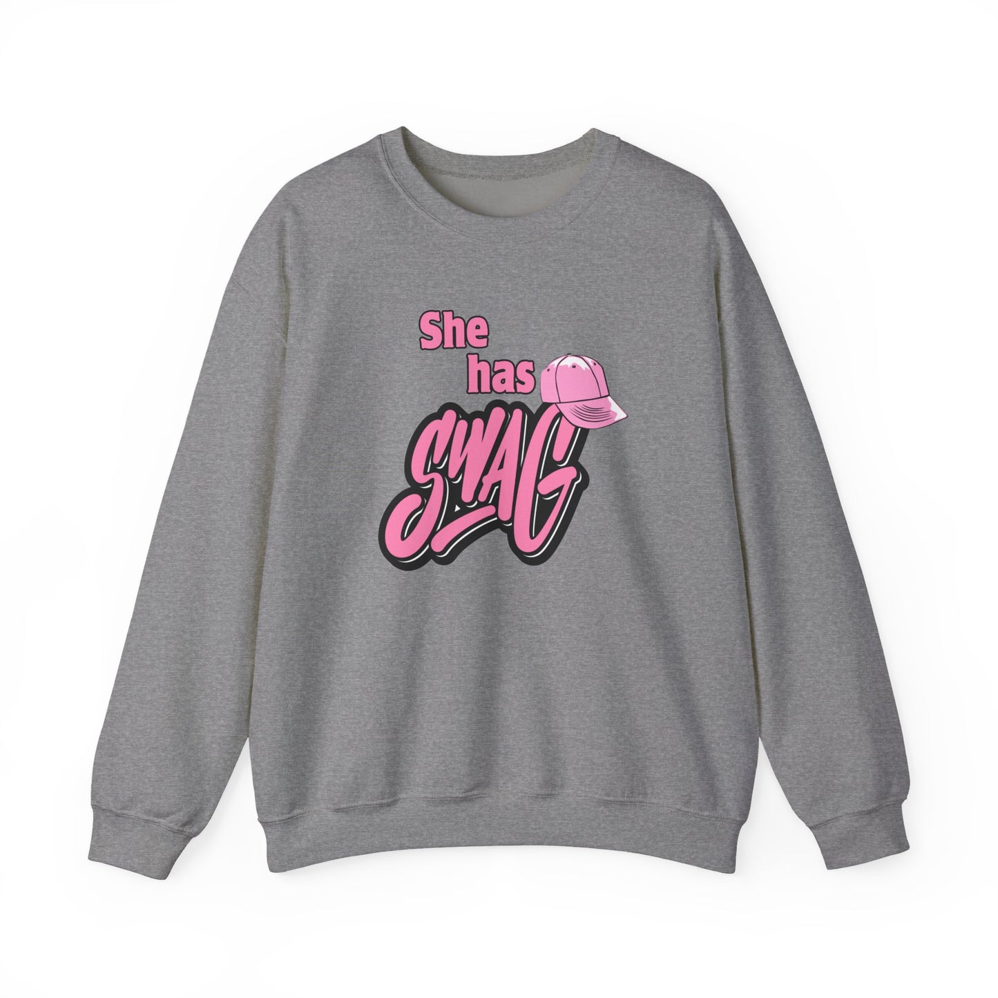 She Has Swag Unisex Heavy Blend™ Crewneck Sweatshirt