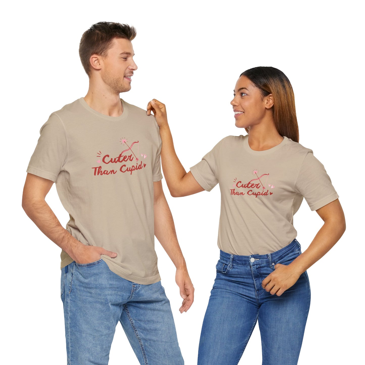 Cuter Than Cupid Unisex Jersey Short Sleeve Tee