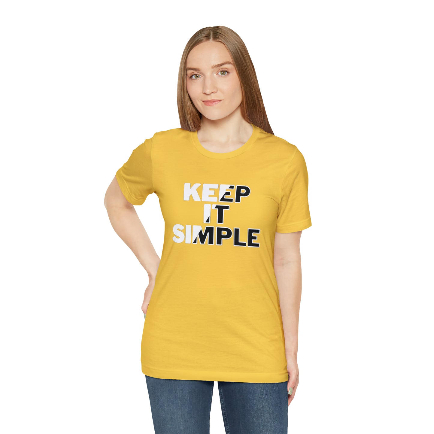 Keep It Simple Unisex Jersey Short Sleeve Tee