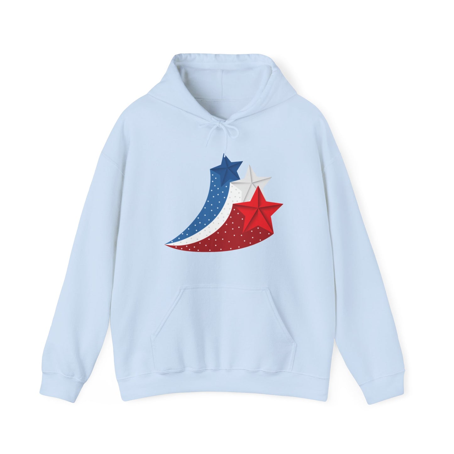 Red White Blue Stars Unisex Heavy Blend™ Hooded Sweatshirt