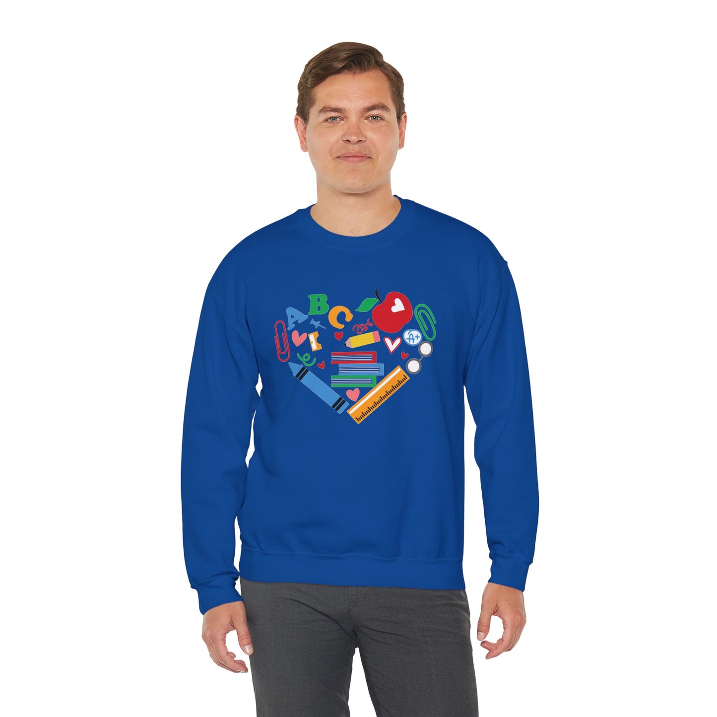 A,B,C Unisex Heavy Blend™ Crewneck Sweatshirt