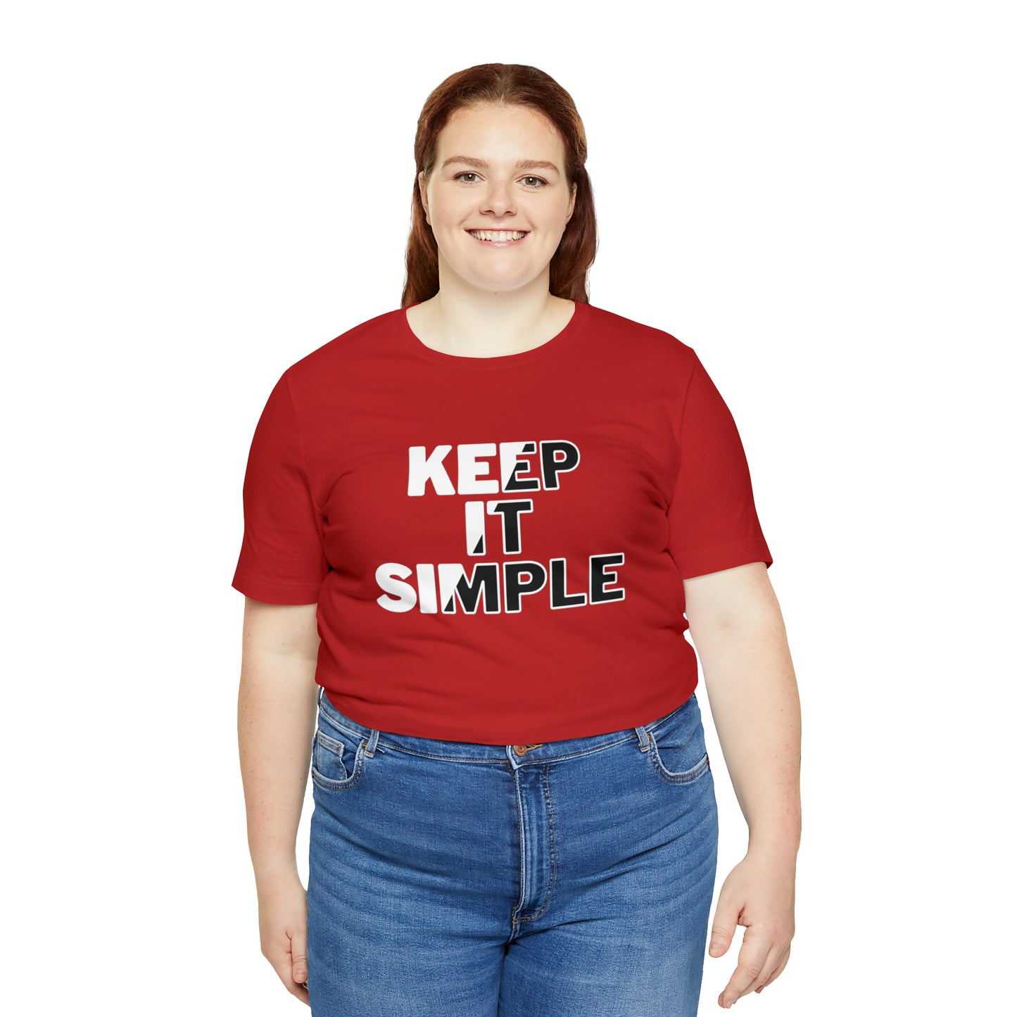 Keep It Simple Unisex Jersey Short Sleeve Tee