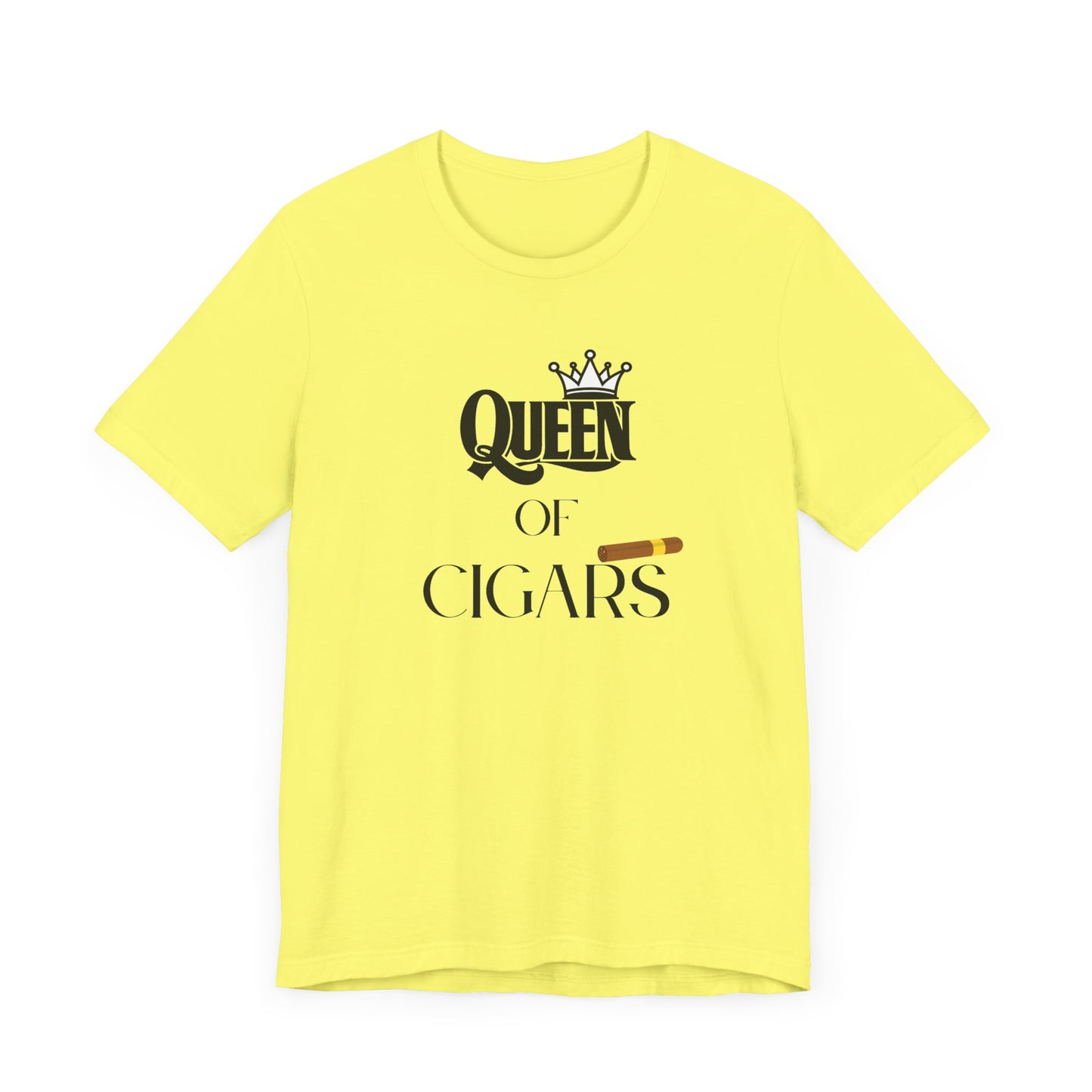 Cigars/ Queen of Cigars Unisex Jersey Short Sleeve Tee