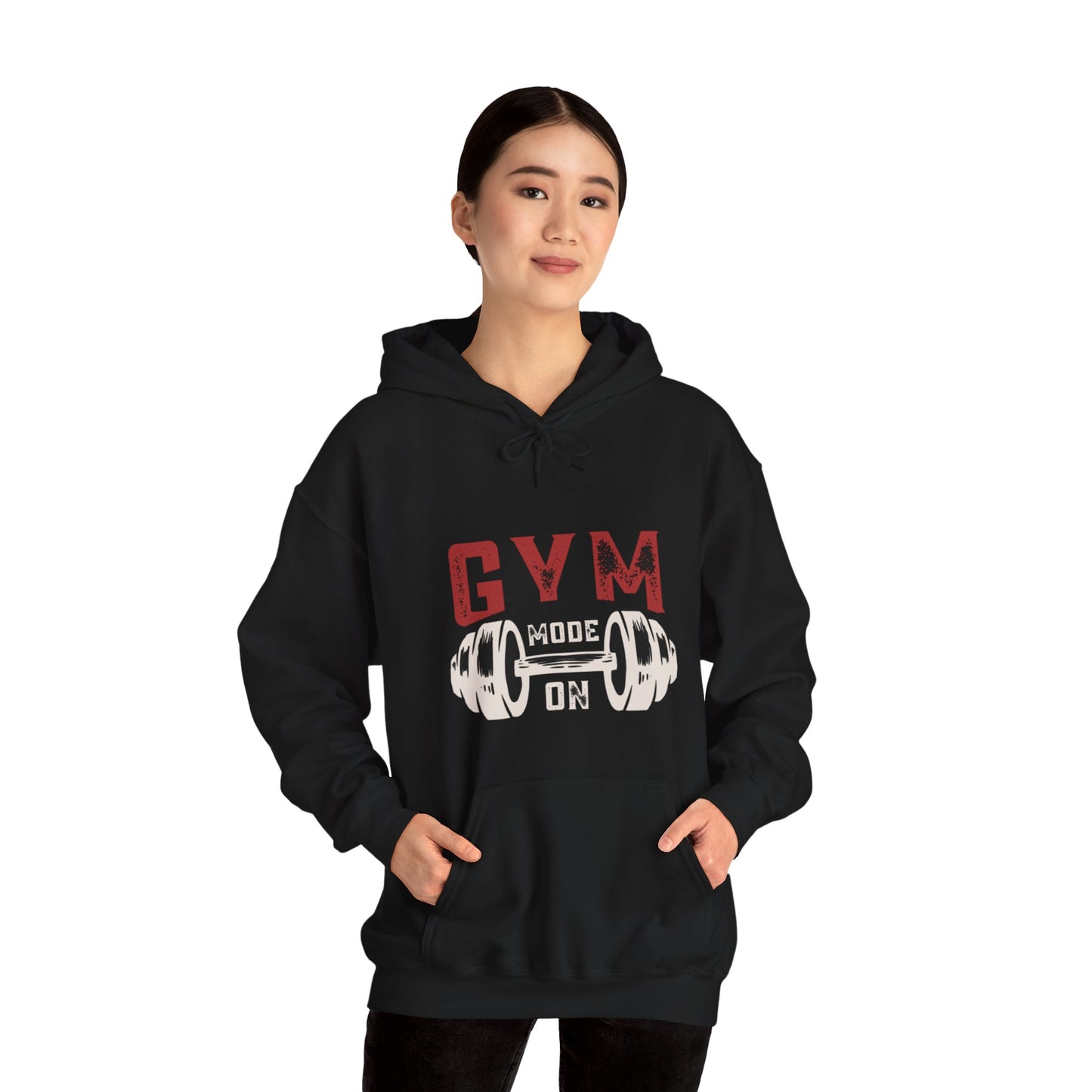 Gym Mode On Unisex Heavy Blend™ Hooded Sweatshirt