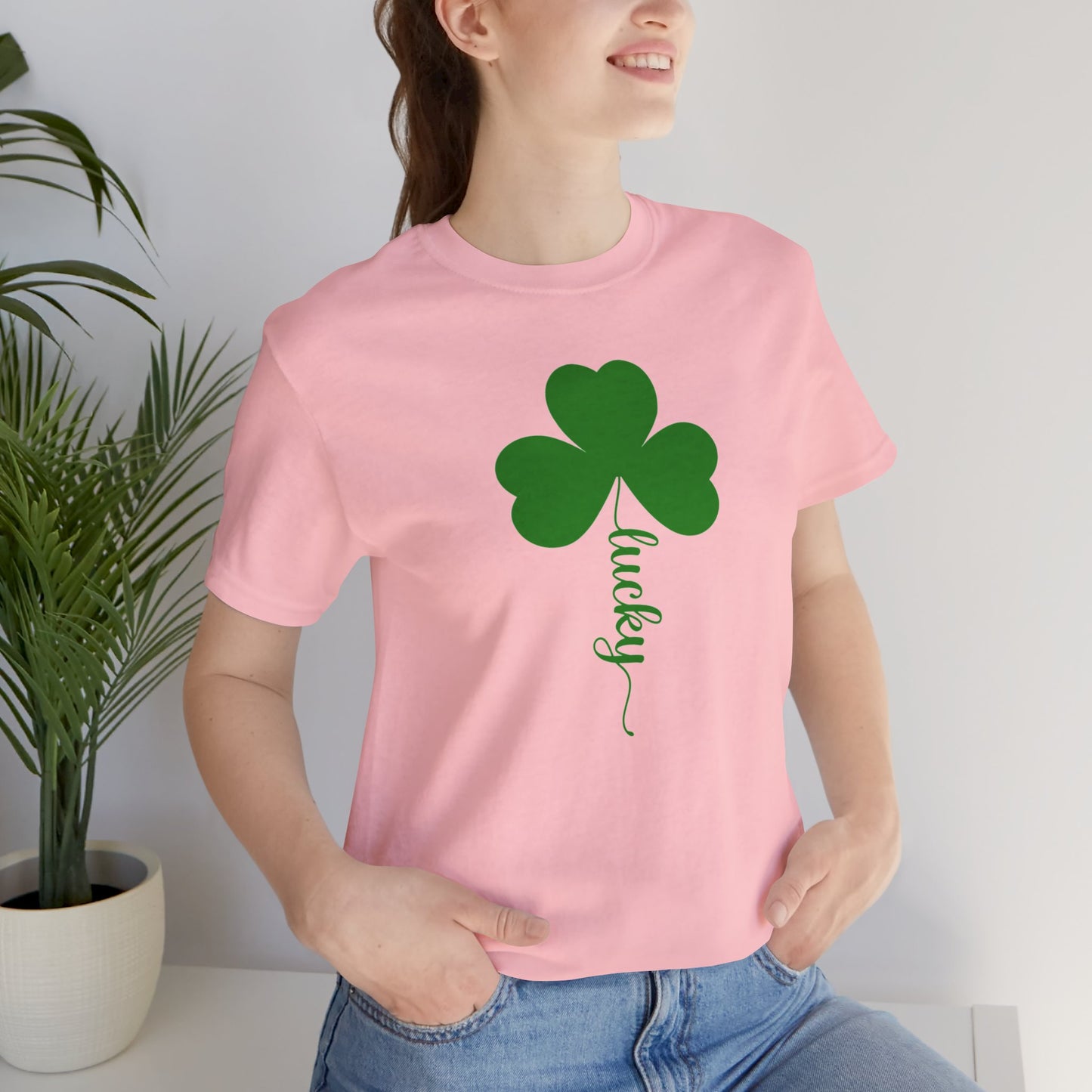 Clover/ Lucky Unisex Jersey Short Sleeve Tee