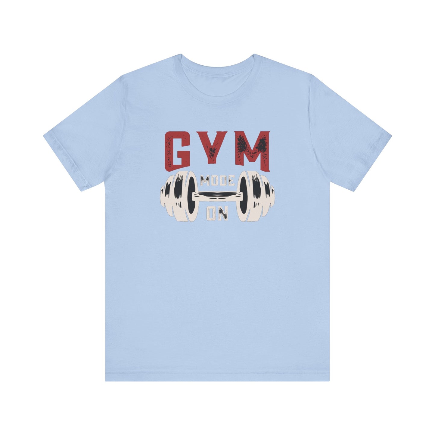 Gym Mode On Unisex Jersey Short Sleeve Tee